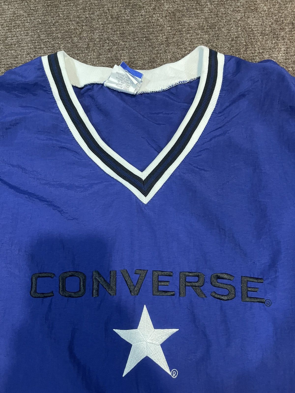 Converse Vintage Converse Nylon Jacket Rare Size 4XL Size US XXL / EU 58 / 5 - 7 Thumbnail