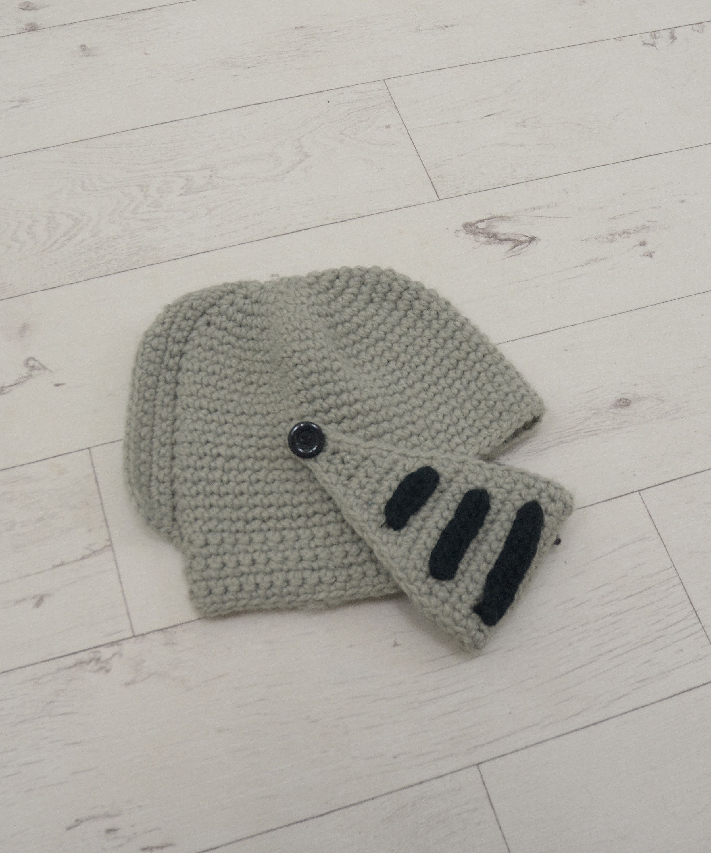 Handmade × Vintage Vintage Trojan Knight Crochet Hat Face Mask Handmade Y2K Size ONE SIZE - 1 Thumbnail