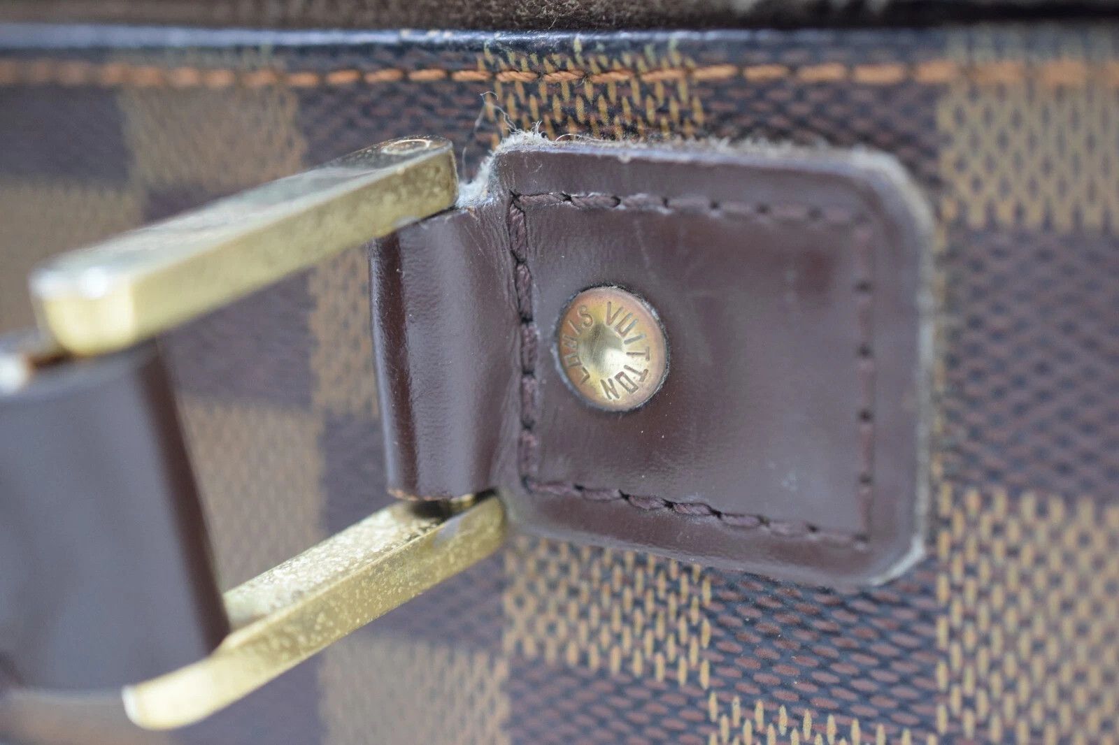 Louis Vuitton Auth Louis Vuitton Ordinatur Savana Hand Bag Damier N53355 Size ONE SIZE - 9 Thumbnail