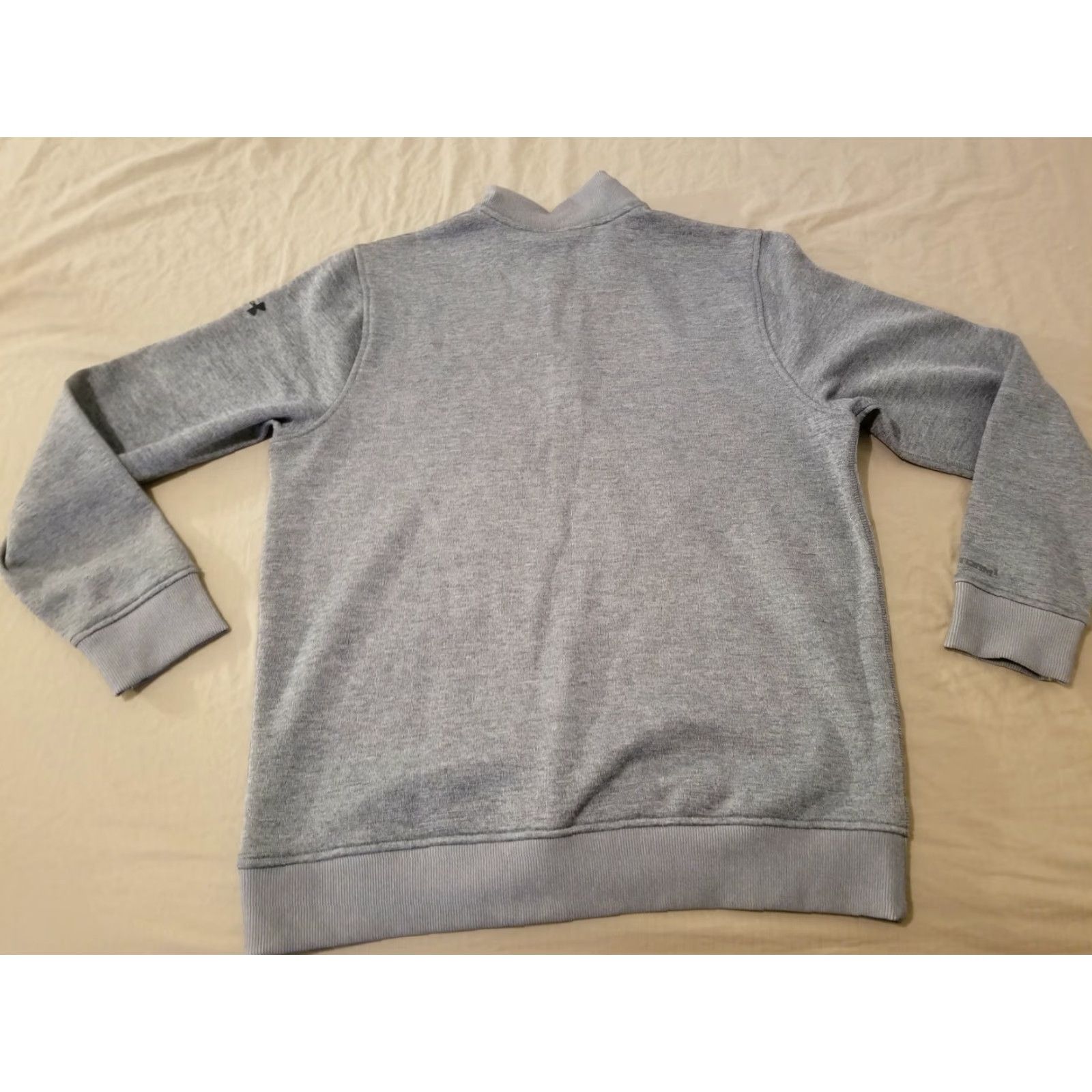 Under Armour Under Armour Mens Half Zip Sweater L Large Gray Athletic Gym Workout Golf Shirt Pullover Modern Sportwear Mens Size US L / EU 52-54 / 3 - 7 Thumbnail