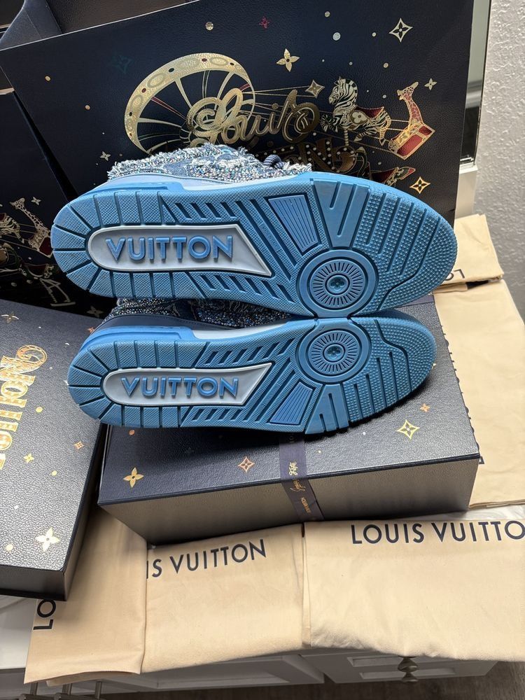 Louis Vuitton Swarovski Skate Trainers Size US 12 / EU 45 - 16 Thumbnail