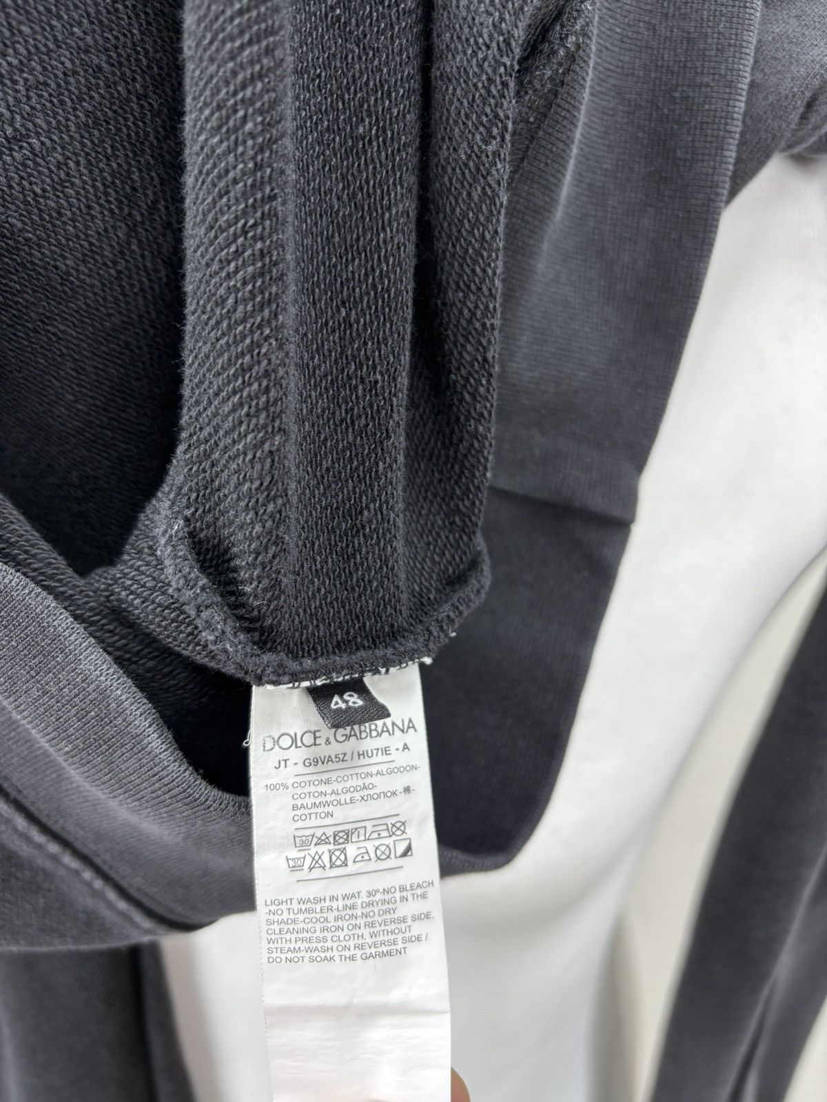 Dolce & Gabbana Mens sweatshirt Dolce Gabbana Size 48 Color Black Size US M / EU 48-50 / 2 - 14 Thumbnail