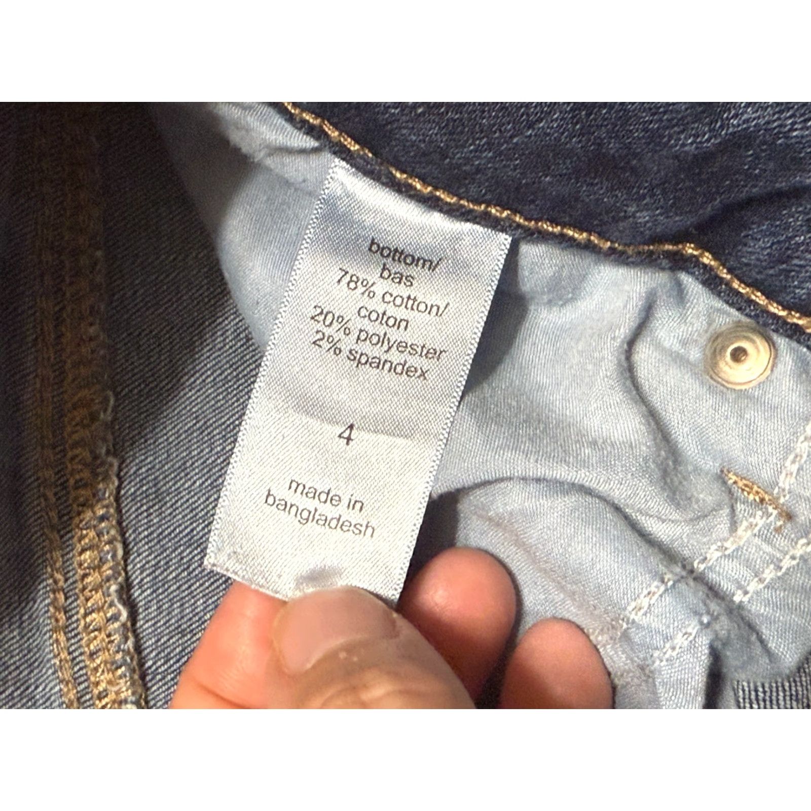 Vintage Maurices Jeans Women Skinny High Rise Denim Blue Medium Wash 4 Regular 5-Pocket Design-N/A? Size 27" / US 4 / IT 40 - 5 Thumbnail