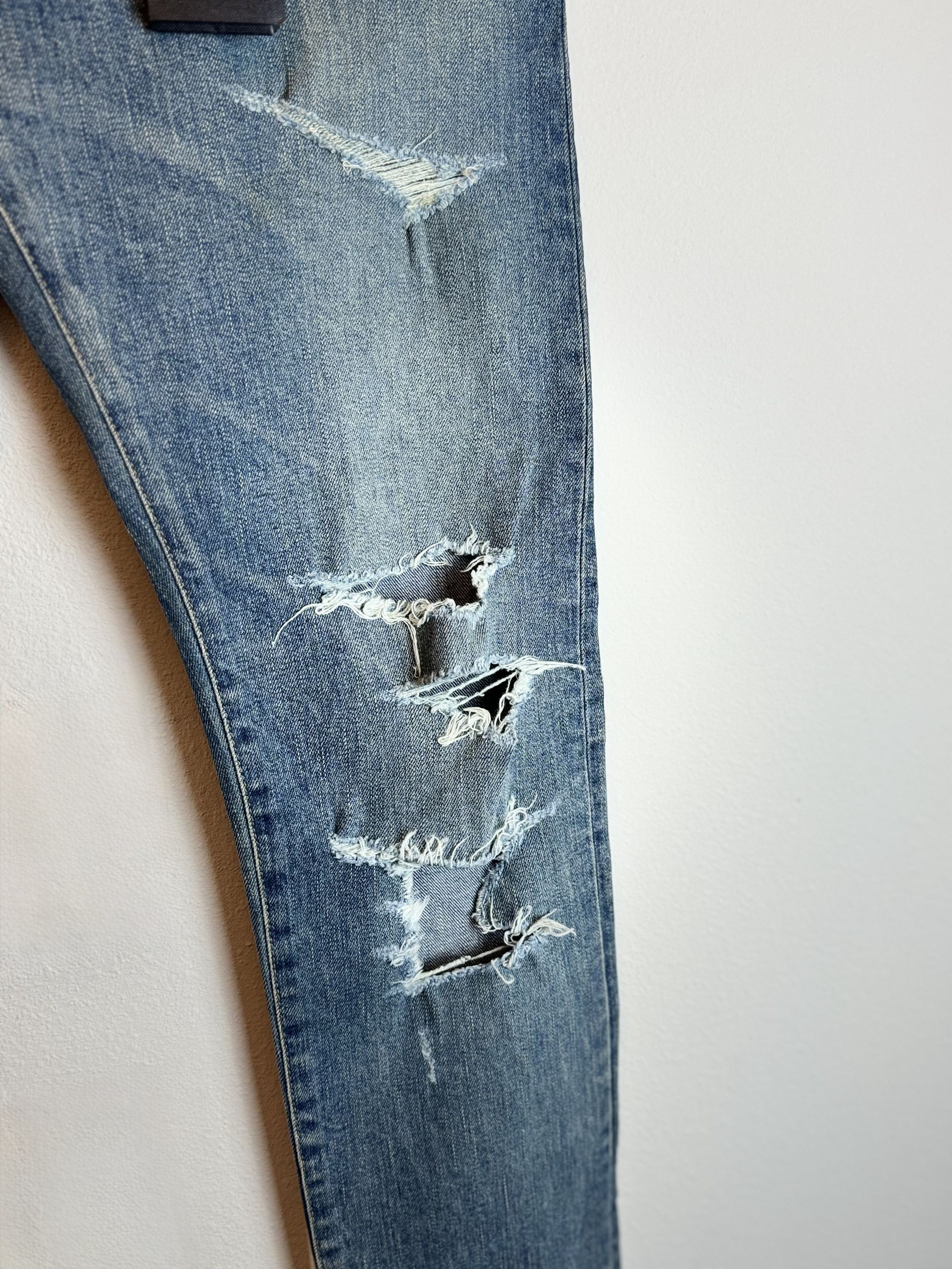 Saint Laurent Paris Saint Laurent Crash Jeans 2017 Size US 32 / EU 48 - 4 Thumbnail