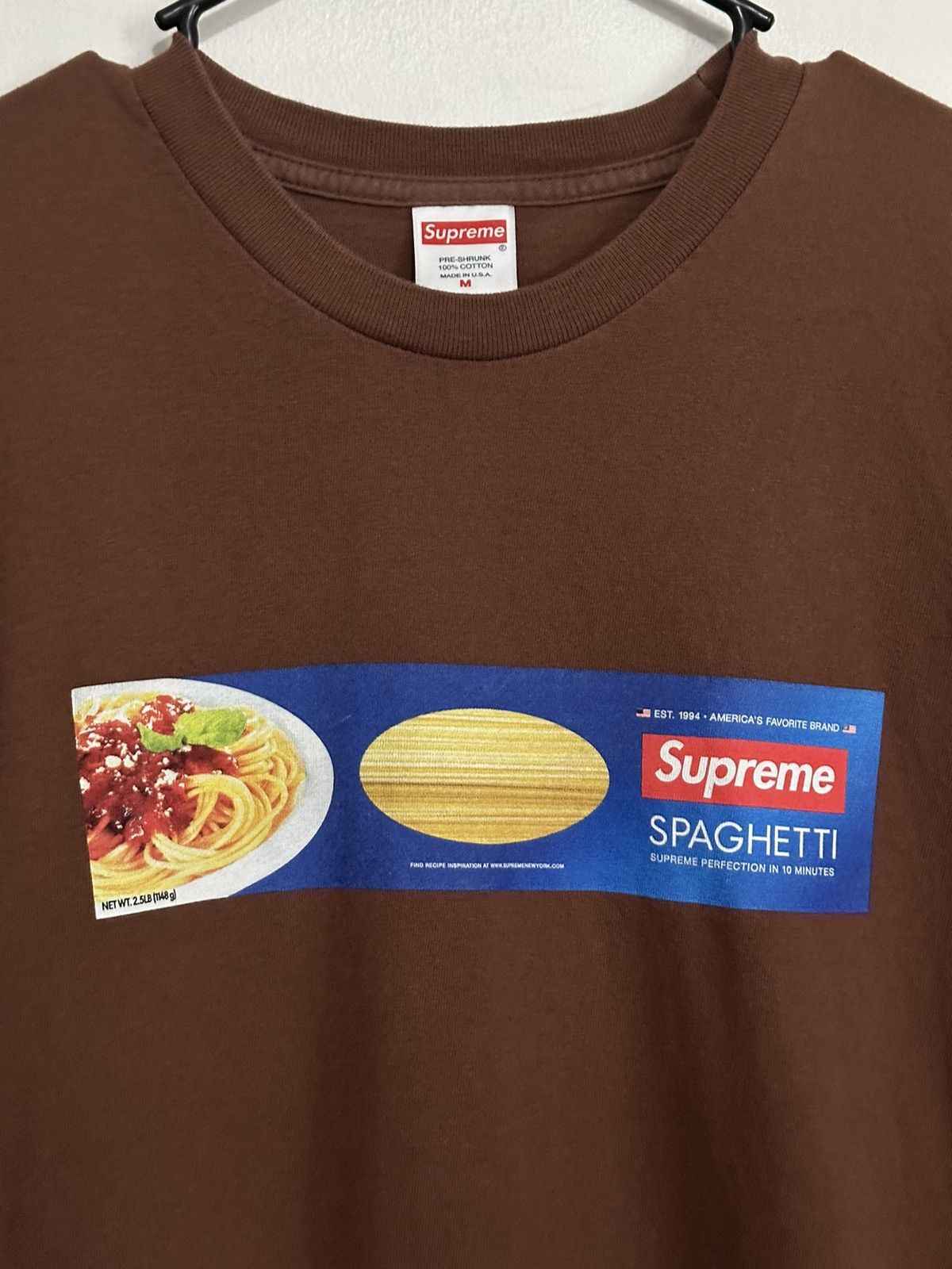 Supreme Supreme Spaghetti Tee Size US M / EU 48-50 / 2 - 2 Thumbnail