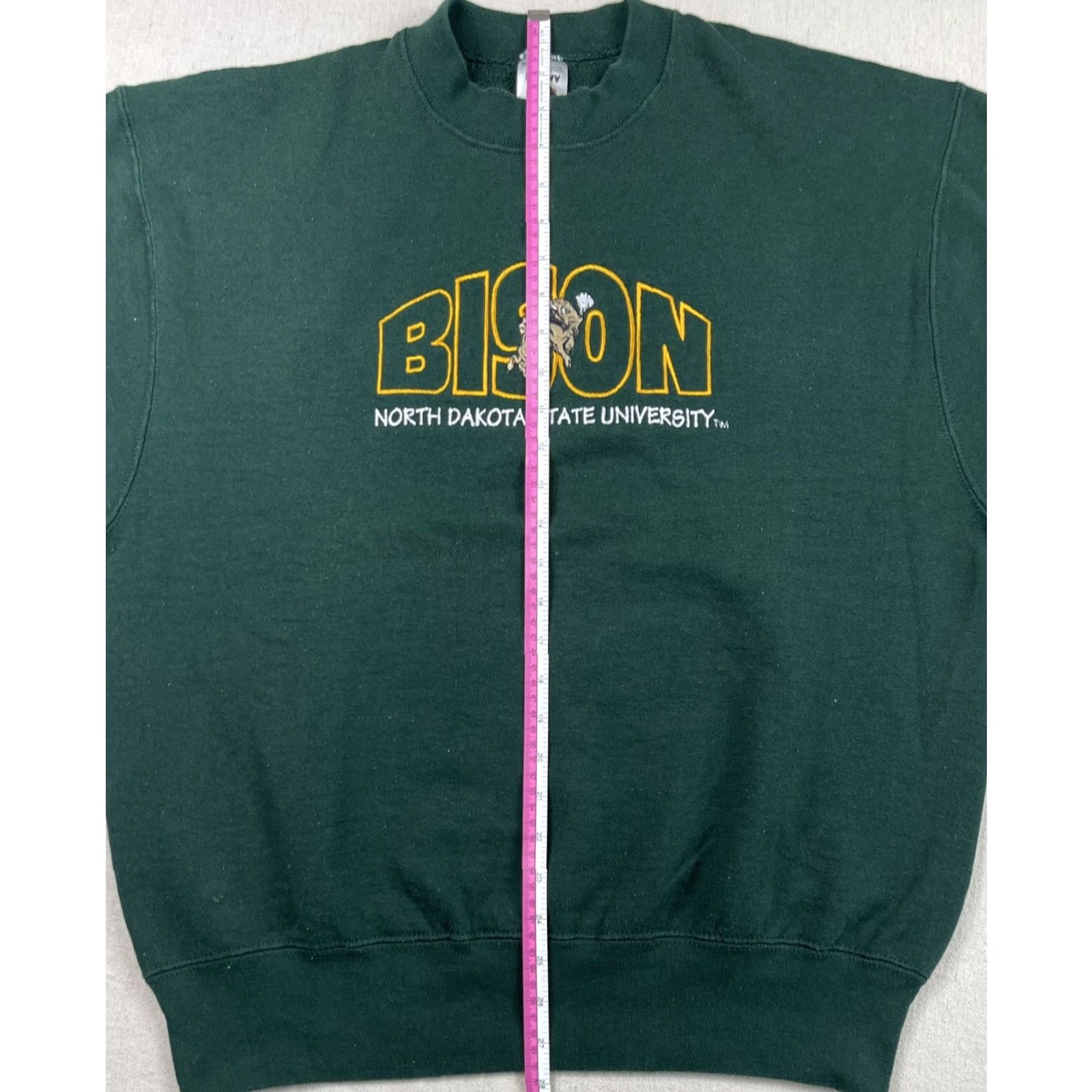 Fruit Of The Loom Vtg 90s North Dakota State University Crewneck Sweatshirt Sz L Bison Made In USA Size US L / EU 52-54 / 3 - 7 Thumbnail