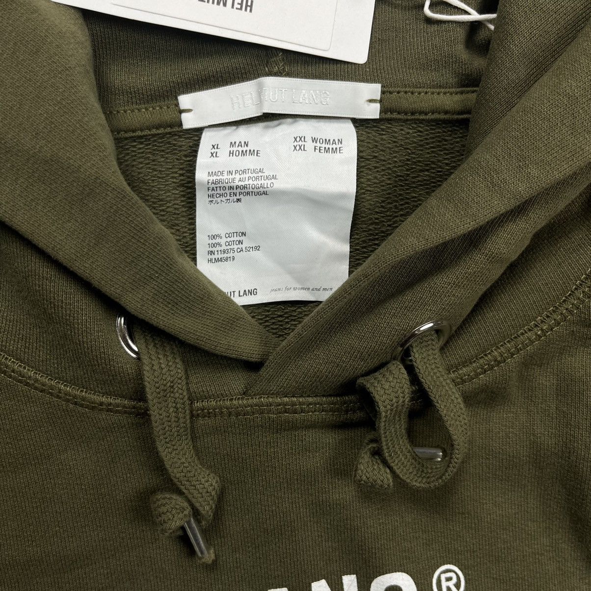 Helmut Lang Helmut lang finest sweat hoodie Size US XL / EU 56 / 4 - 6 Thumbnail
