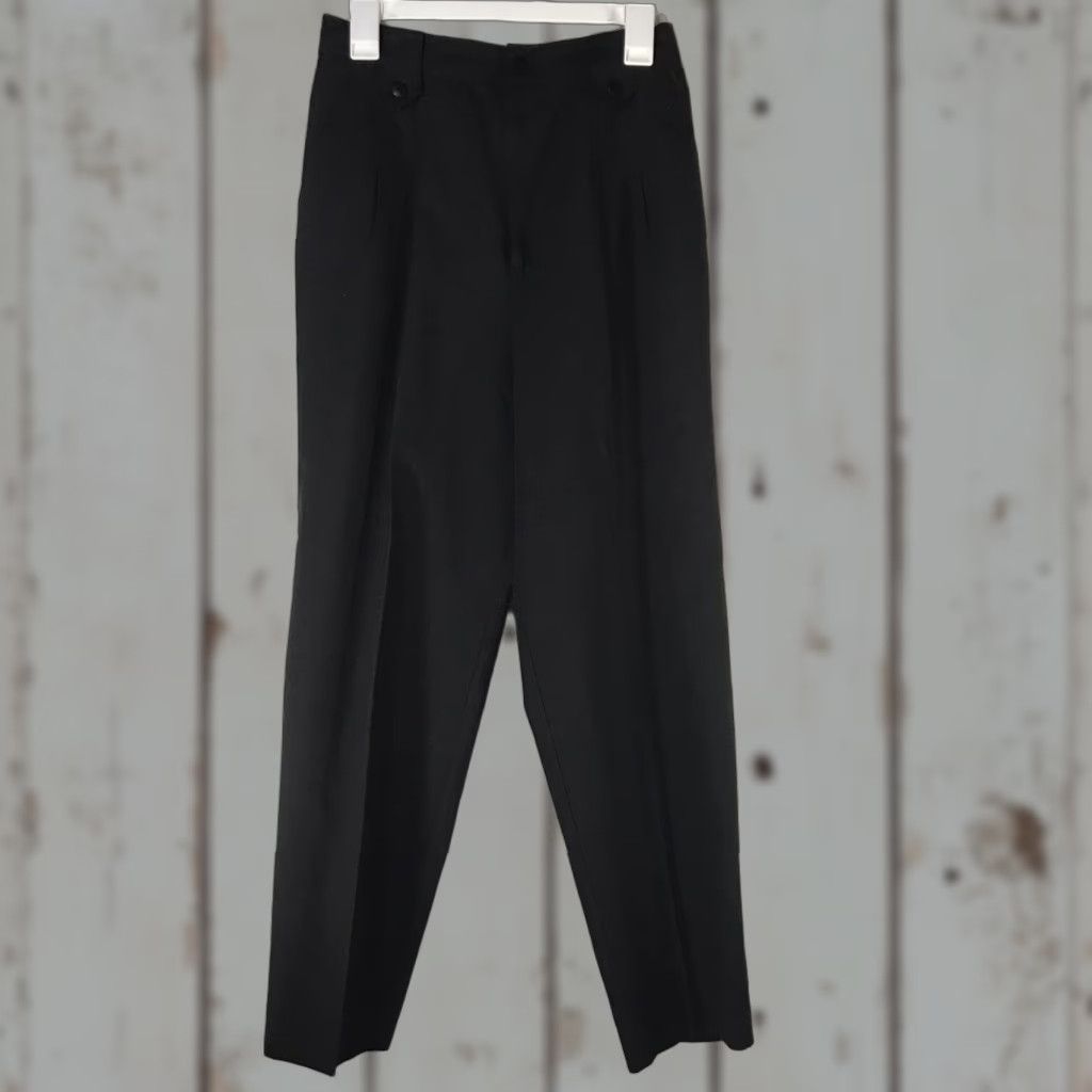 Casablanca VINTAGE Casablanca USA Black Dress Pants Womens Size 12 High Rise Casual Workwear Slim Fit Size 34" / US 12 / IT 48 - 1 Thumbnail