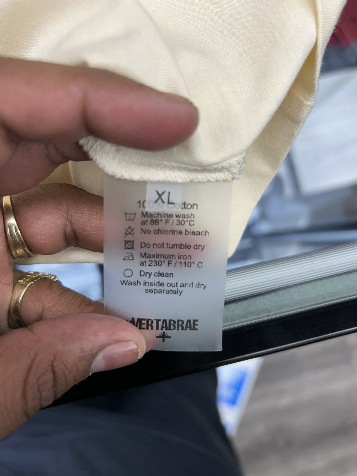 Vertabrae Vertabrae Screw Tee White Size US XL / EU 56 / 4 - 4 Thumbnail
