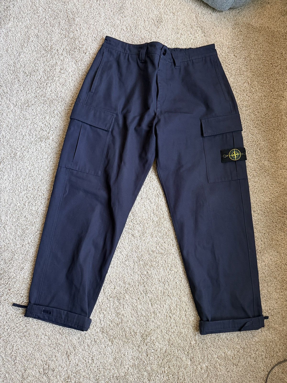 Stone Island Stone Island navy cargo pants Size US 36 / EU 52 - 3 Thumbnail