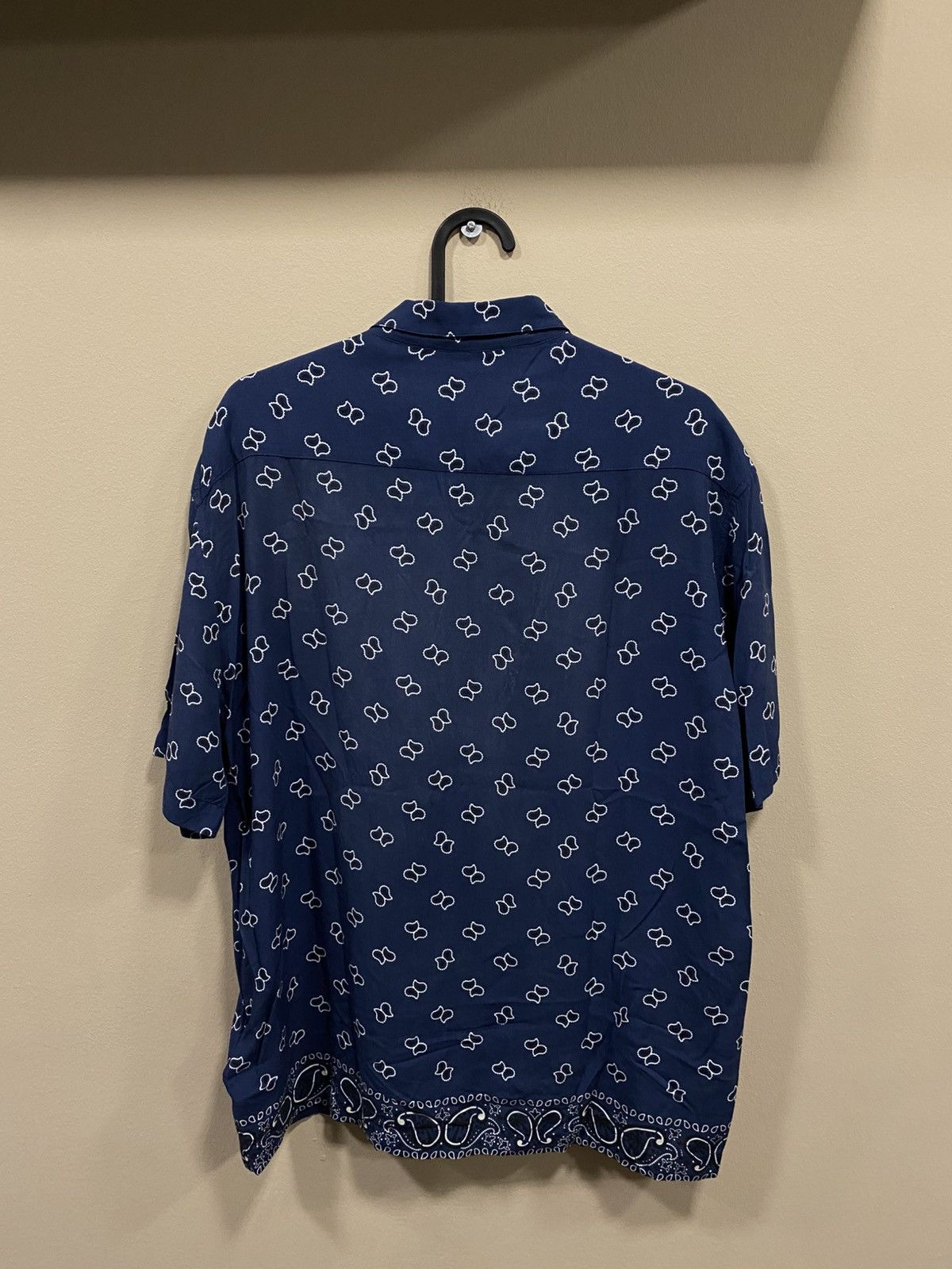 Palm Angels Palm Angeles Overprinted Short Sleeve Shirt Size US M / EU 48-50 / 2 - 14 Thumbnail