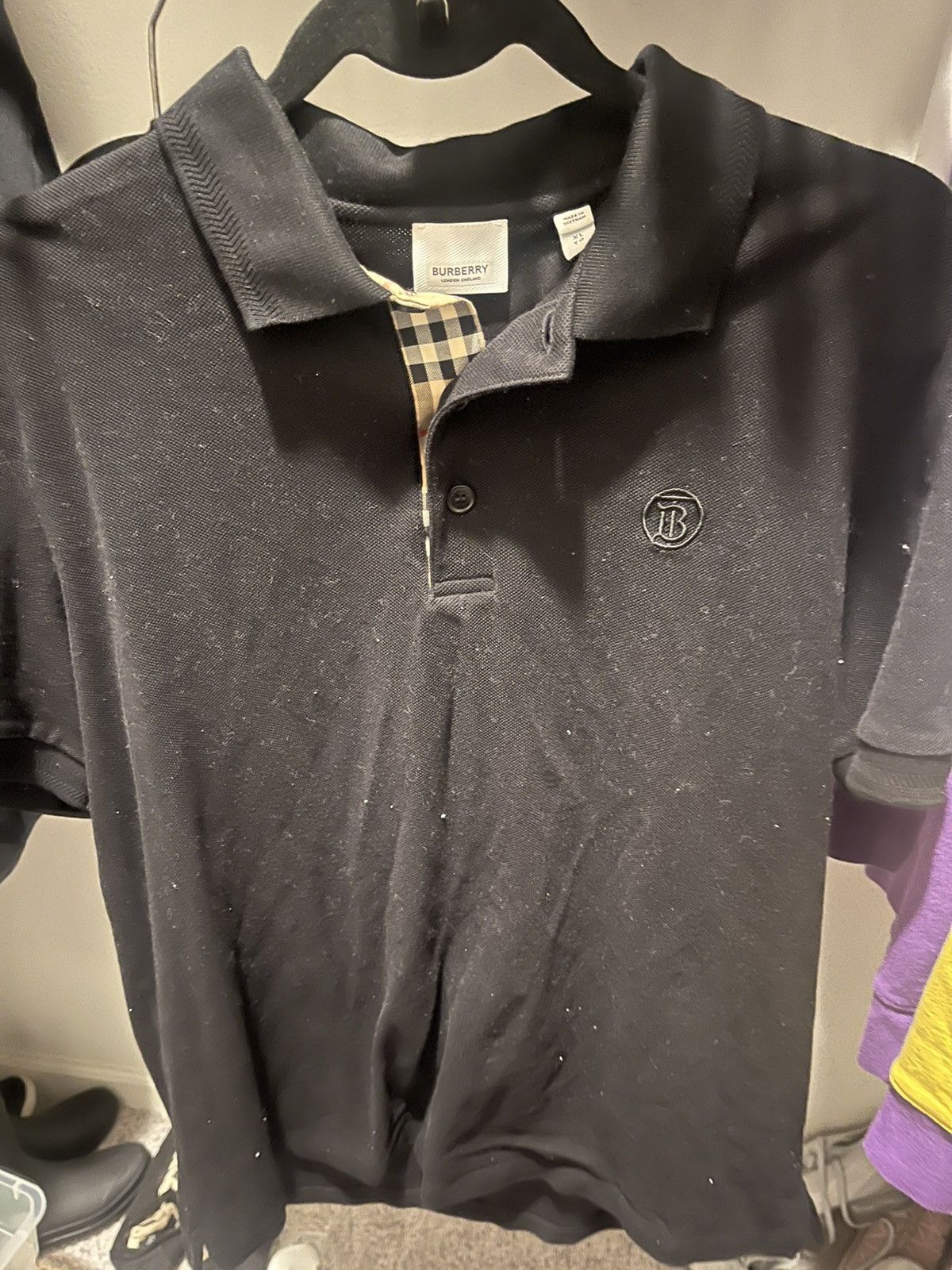 Burberry Black Burberry Polo Size US XL / EU 56 / 4 - 4 Thumbnail