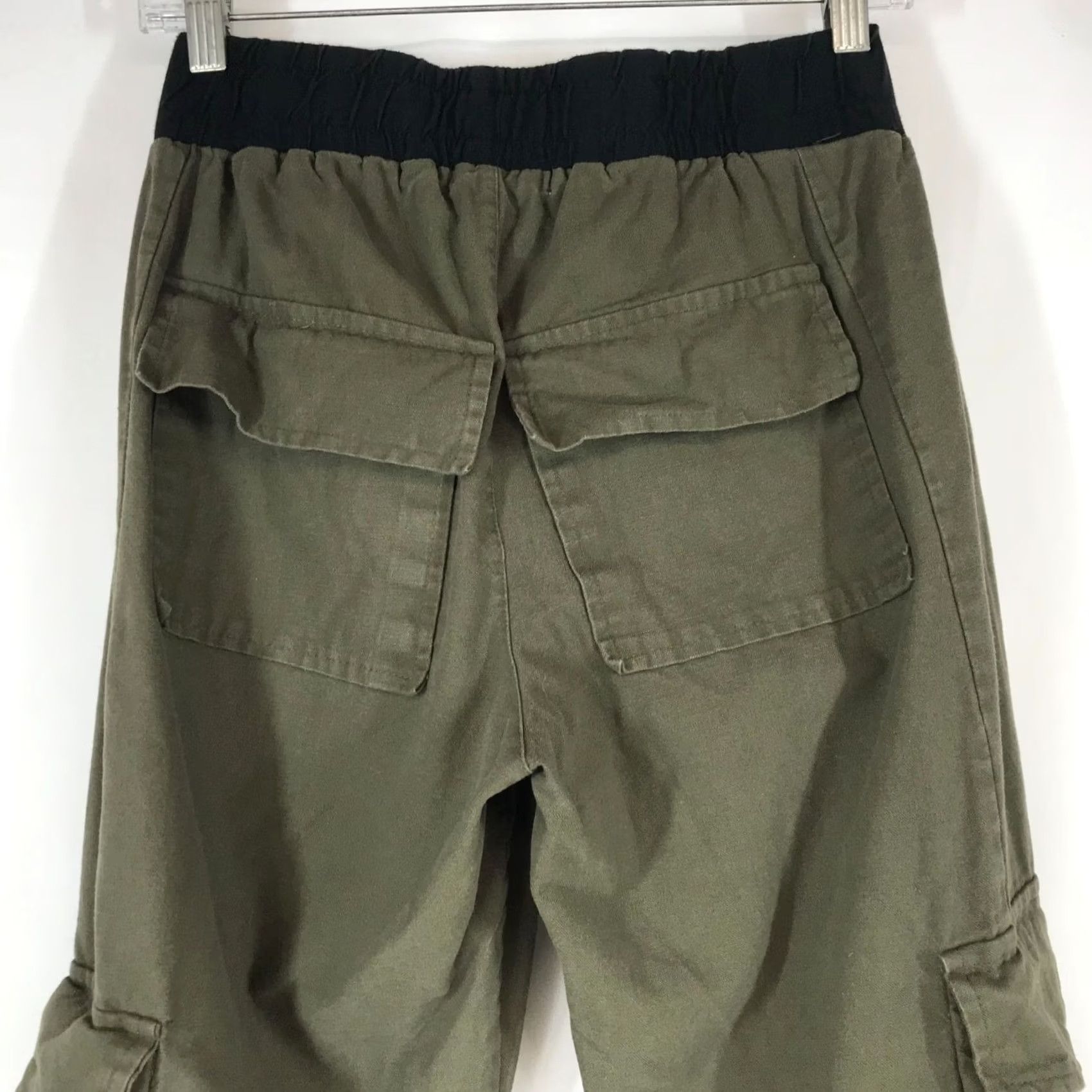 MNML MNML Pants Womens S Green WOMEN PULL CARGO COTTON Size 28" / US 6 / IT 42 - 5 Thumbnail