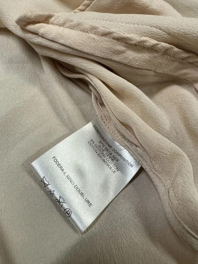 Gucci × Vintage SS2003 Gucci Silk Beige Light Bomber Jacket by Tom Ford Size M / US 6-8 / IT 42-44 - 10 Thumbnail