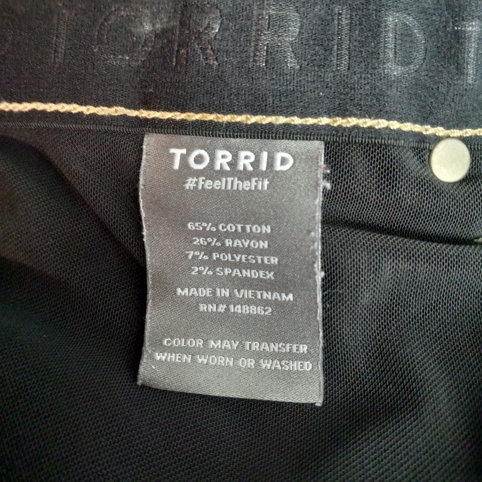 Torrid Torrid Size 20S Jeans Bombshell Skinny Distressed Hem Button Size 42" / US 20 - 13 Thumbnail
