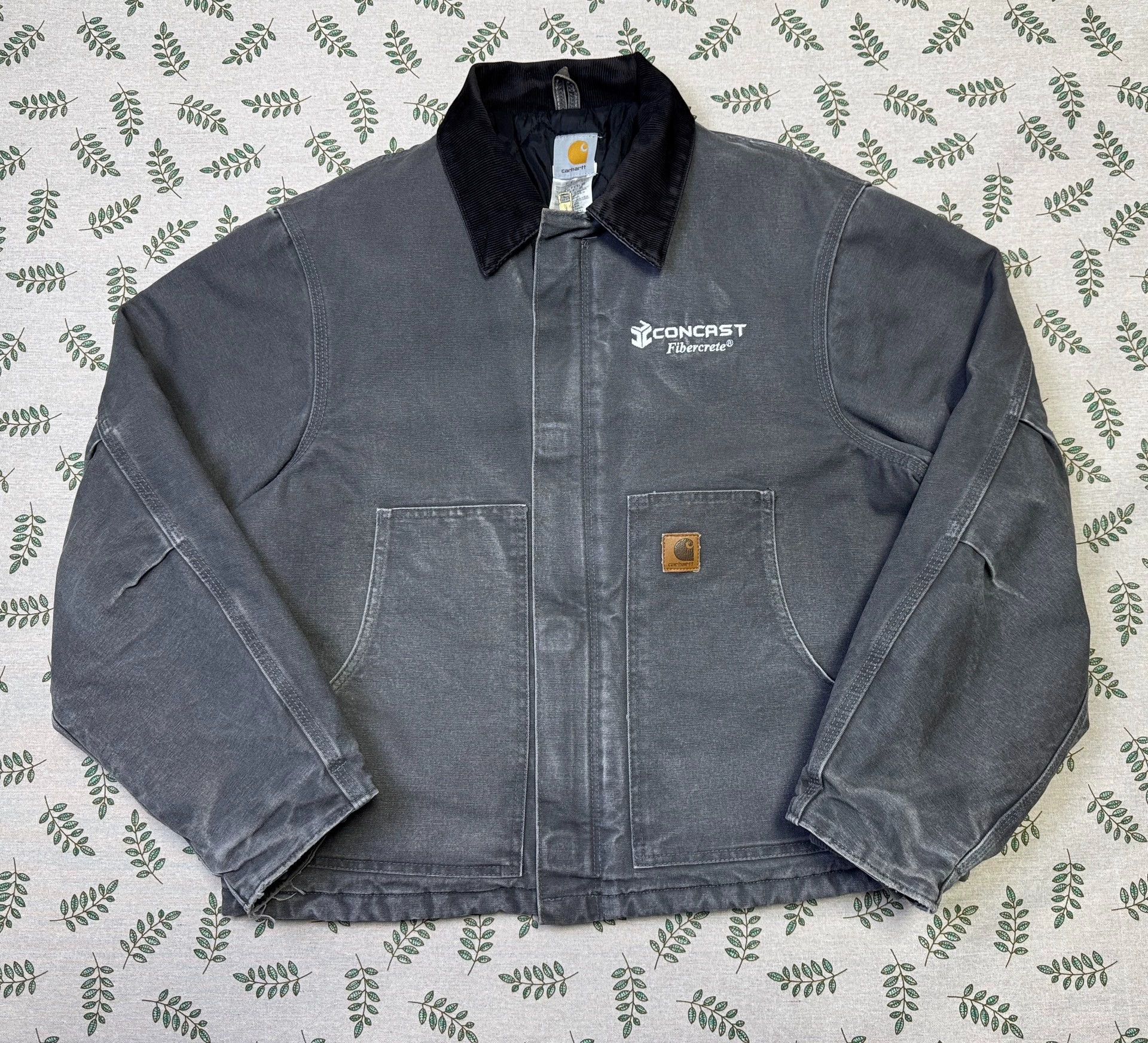 Carhartt Vintage Carhartt J22 GVL Heavy Wash Gray L Jacket Size US L / EU 52-54 / 3 - 2 Thumbnail