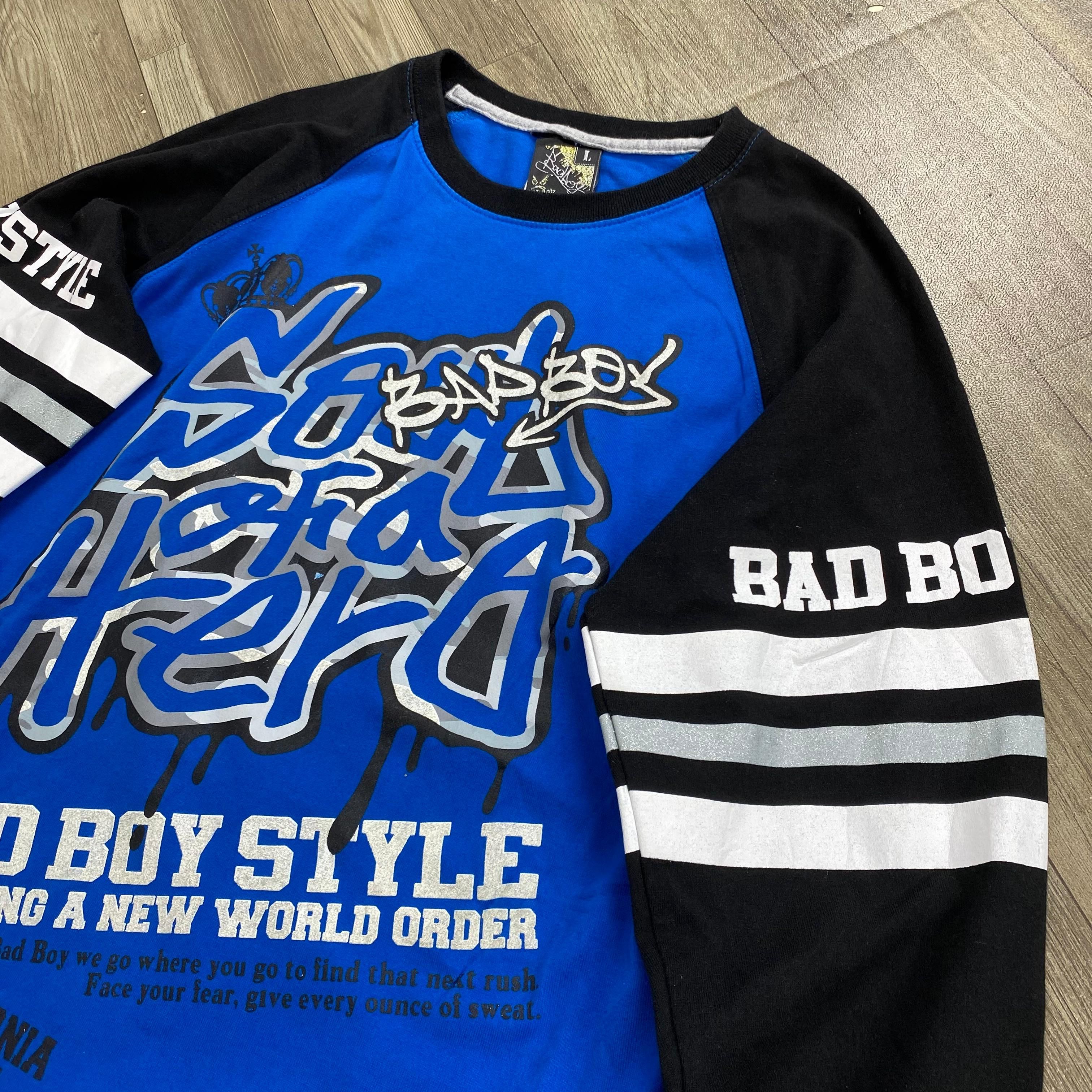 Japanese Brand Y2K❤️‍🔥2000s Badboy Kmrii Le Grande Bleu Style Longsleeve Size US M / EU 48-50 / 2 - 5 Thumbnail