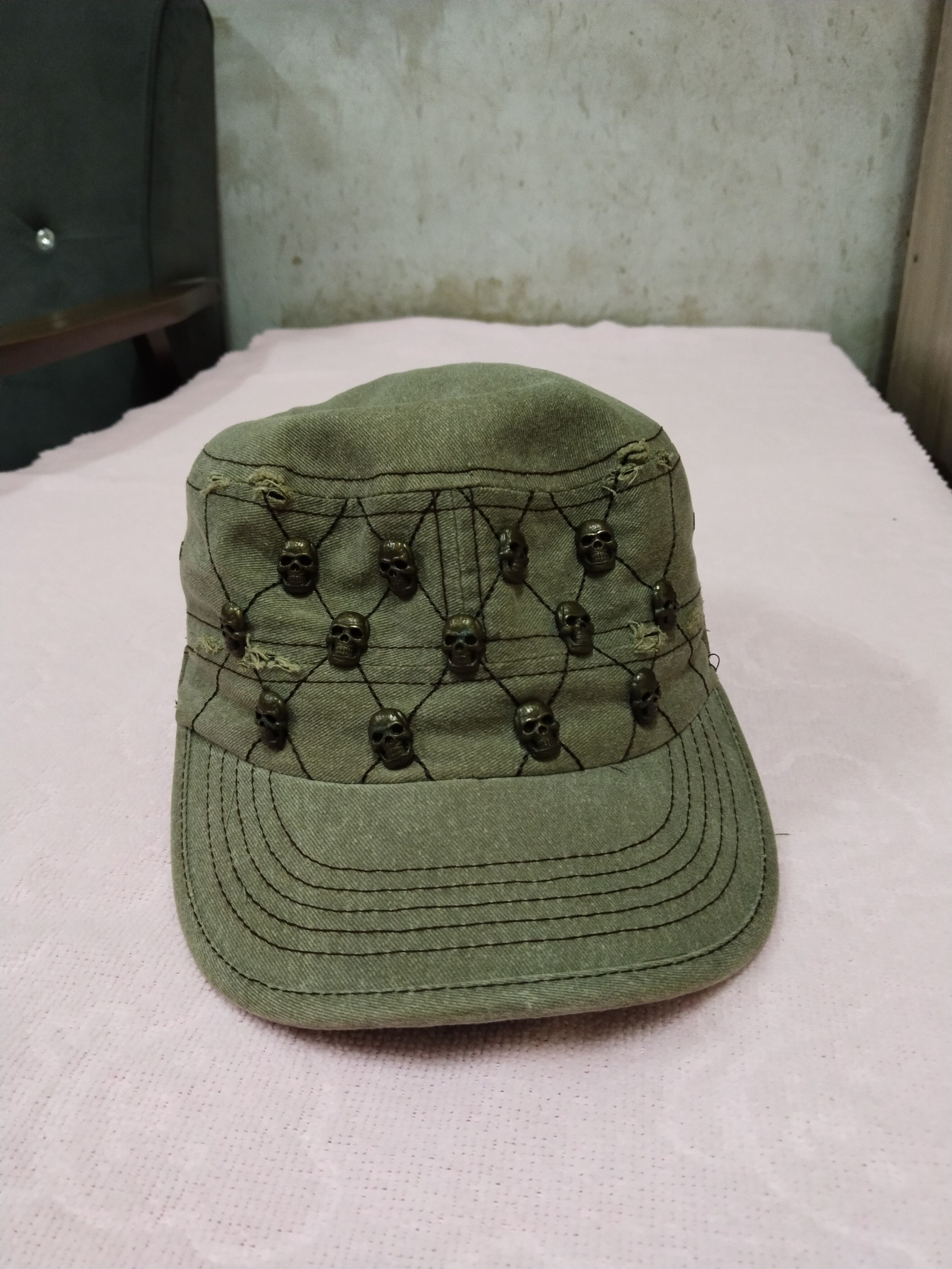 Scully CADET MILITARY SKULL KOREA EGOIST HAT Size ONE SIZE - 1 Thumbnail