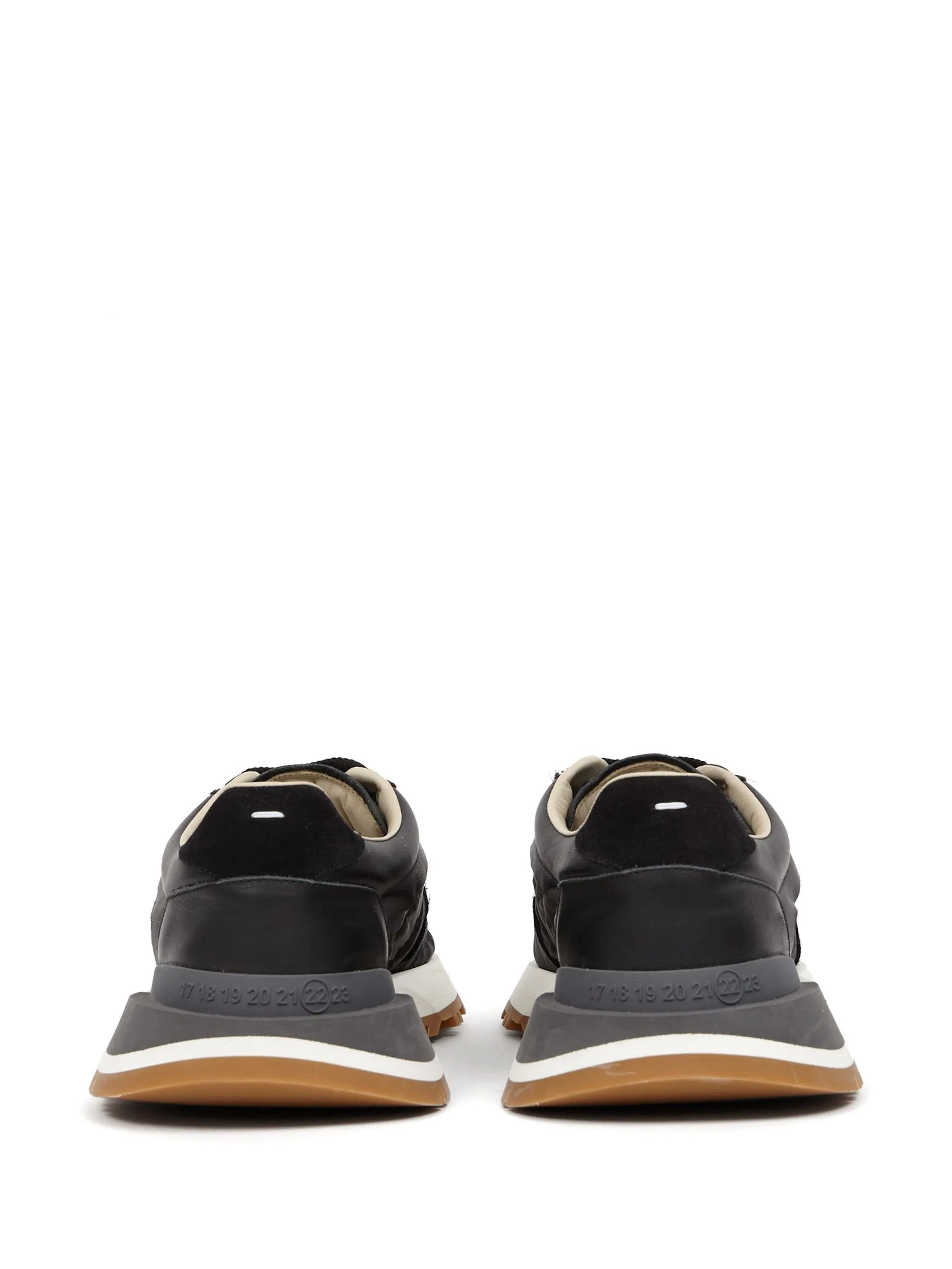Maison Margiela oc11z1225 50-50 Ankle Strap Low-Top Sneakers in Black Size US 9 / IT 39 - 3 Thumbnail