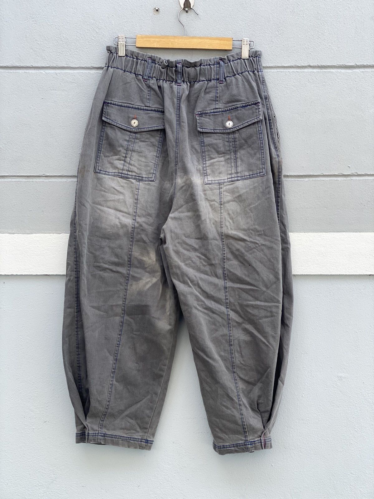 Kansai Yamamoto Vintage Kansai Yamamoto Denim Jeans Baggy Japanese Brand Size US 31 - 8 Thumbnail