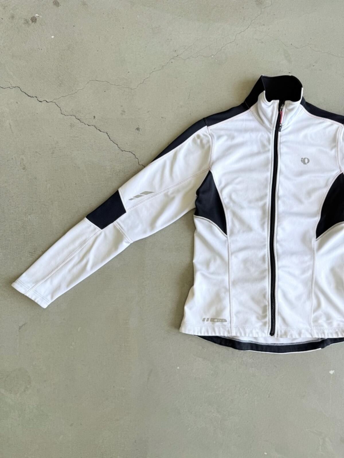 PEARL iZUMi Pearl Izumi / Thermal Zip Jacket / White Black Cycling Size M / US 6-8 / IT 42-44 - 11 Thumbnail