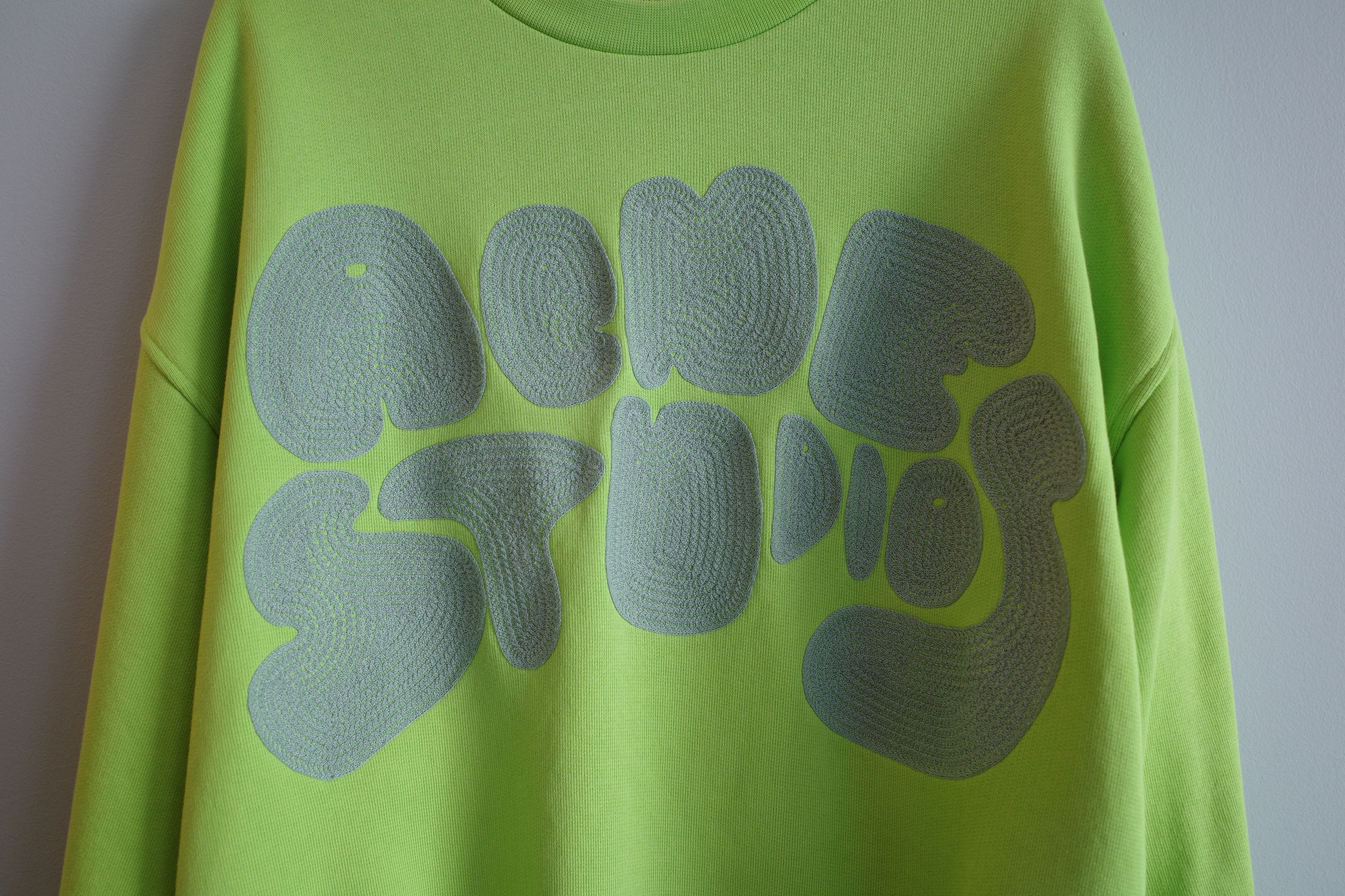 Acne Studios Bubble Logo Sweatshirt Size US L / EU 52-54 / 3 - 4 Thumbnail