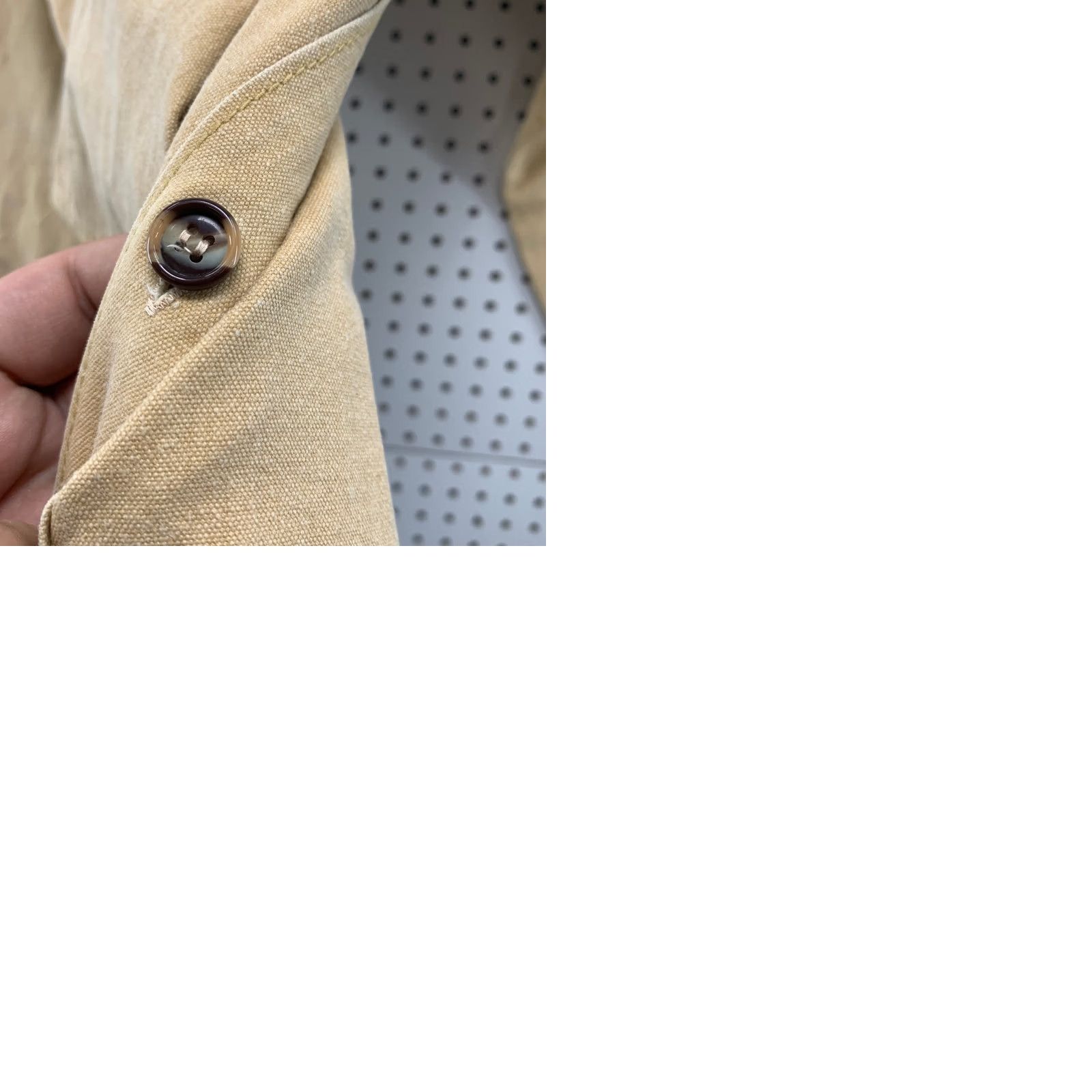 Patagonia VINTAGE Patagonia Button Shirt Mens M Beige Cotton Canvas USA Size US M / EU 48-50 / 2 - 11 Thumbnail