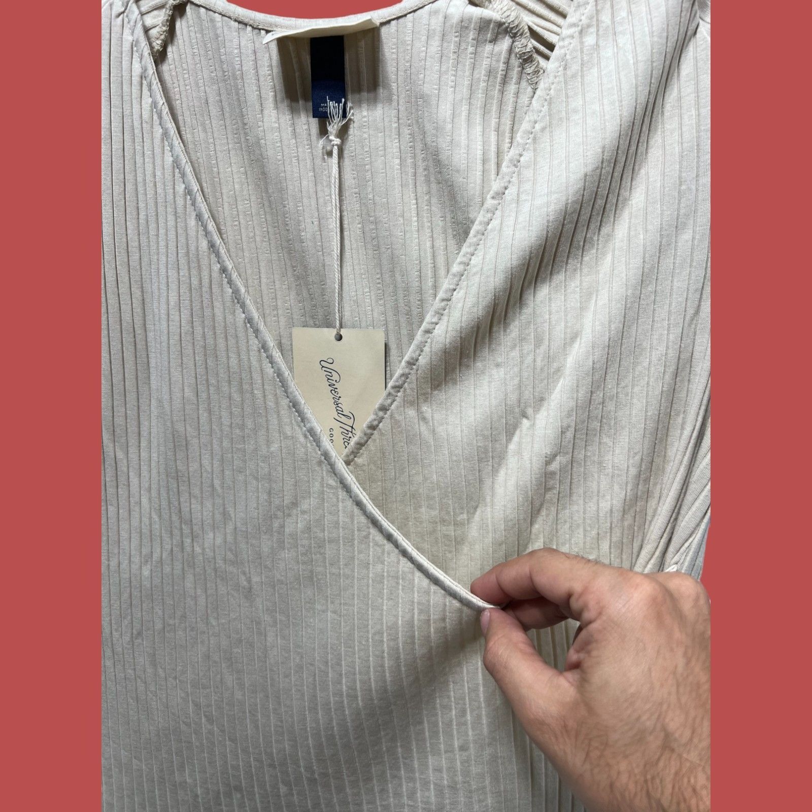 Other Universal Thread - Women's Slim Fit Long Sleeve V-Neck Wrap Size L / US 10 / IT 46 - 13 Thumbnail