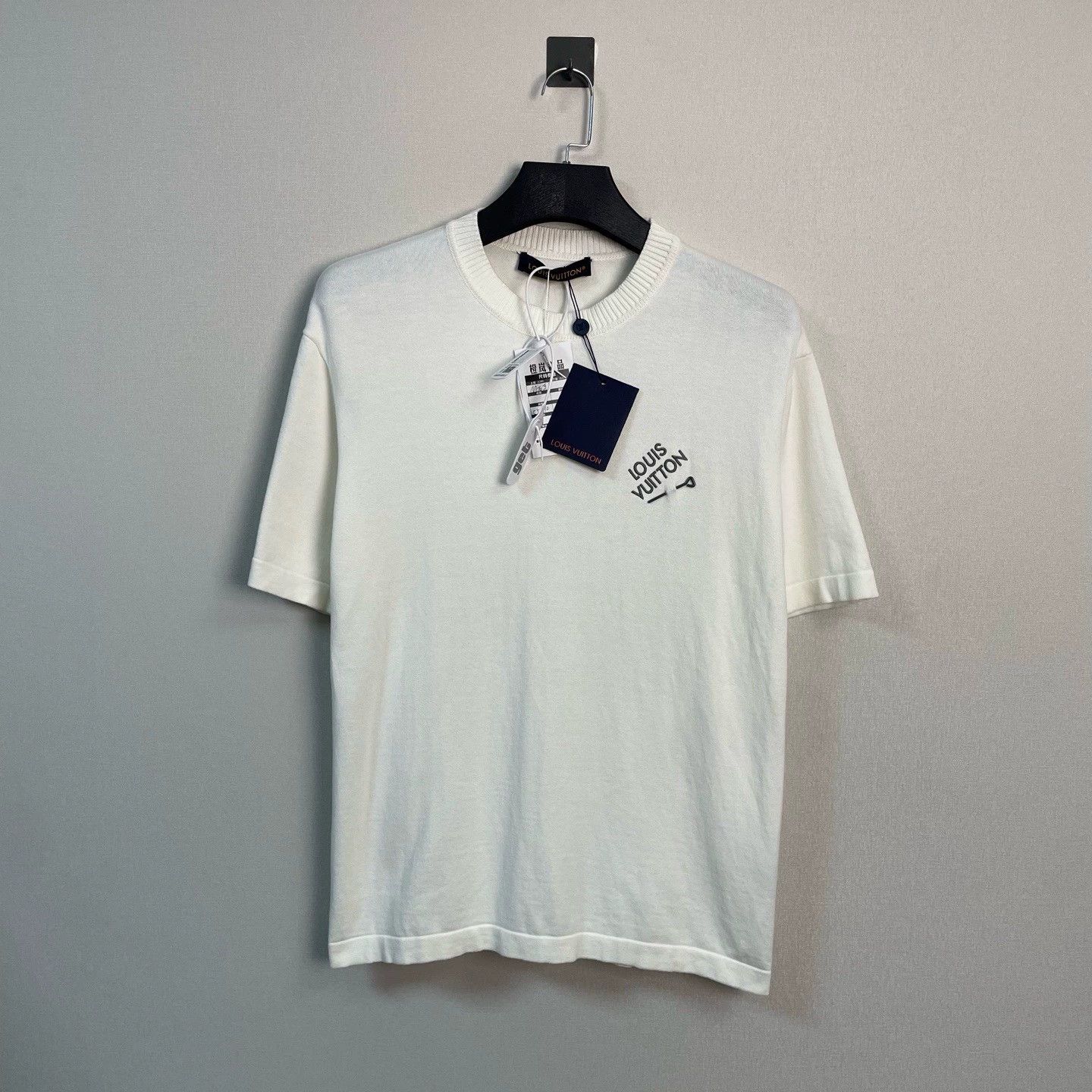 Louis Vuitton × Nigo Louis Vuitton Embroidered Mockneck Tee | Grailed