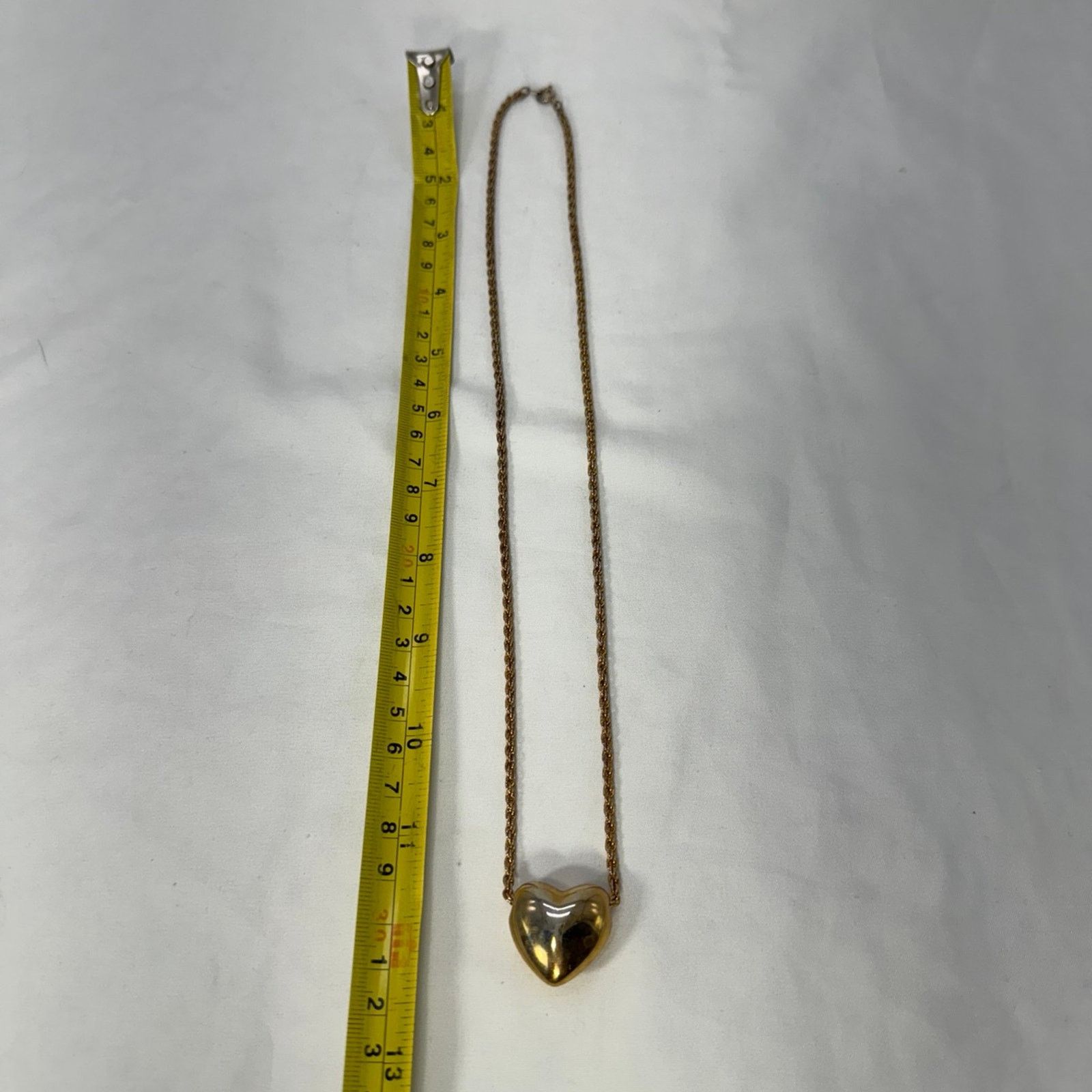 NBDN Nobrandedon VTG gold tone puff heart necklace Size ONE SIZE - 6 Thumbnail