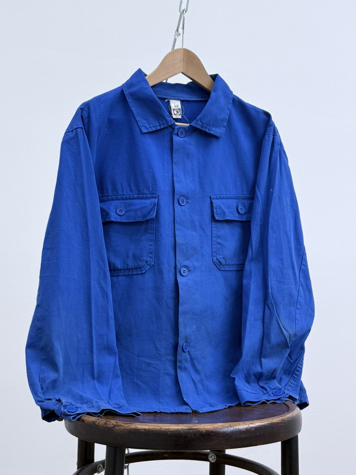 Le Laboureur Vintage 80s French Sanfor Chore Work Jacket Size US L / EU 52-54 / 3 - 1 Thumbnail