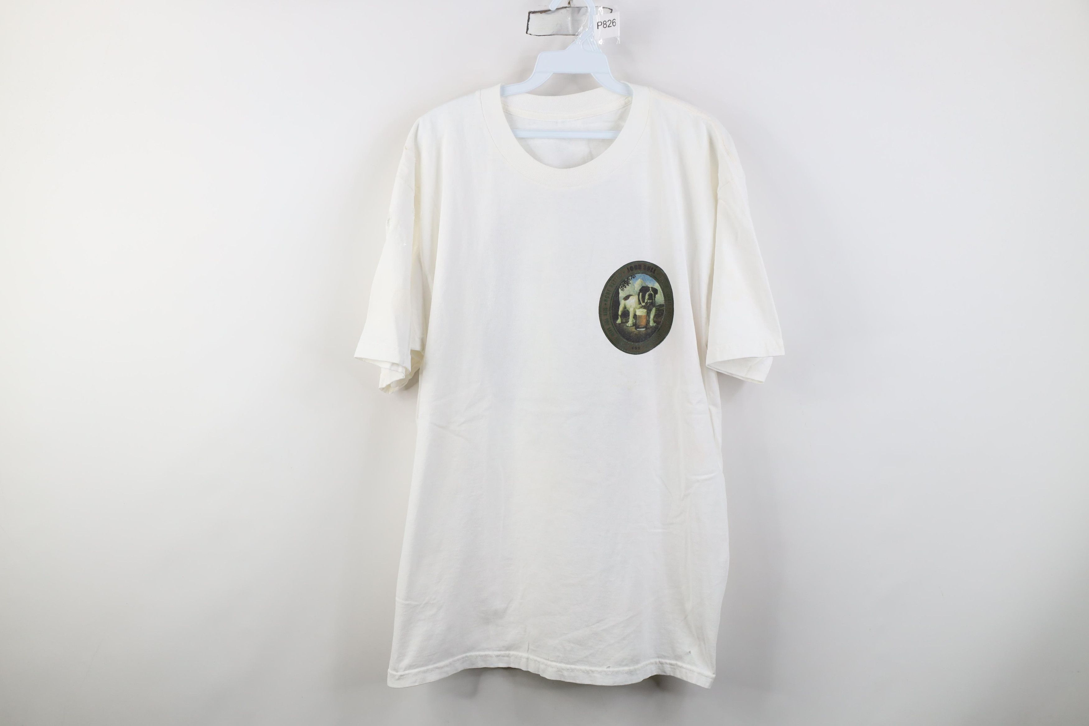 Vintage Vintage 90s Y2K John Bull Beer Brewery Short Sleeve T-Shirt Size US XL / EU 56 / 4 - 1 Thumbnail