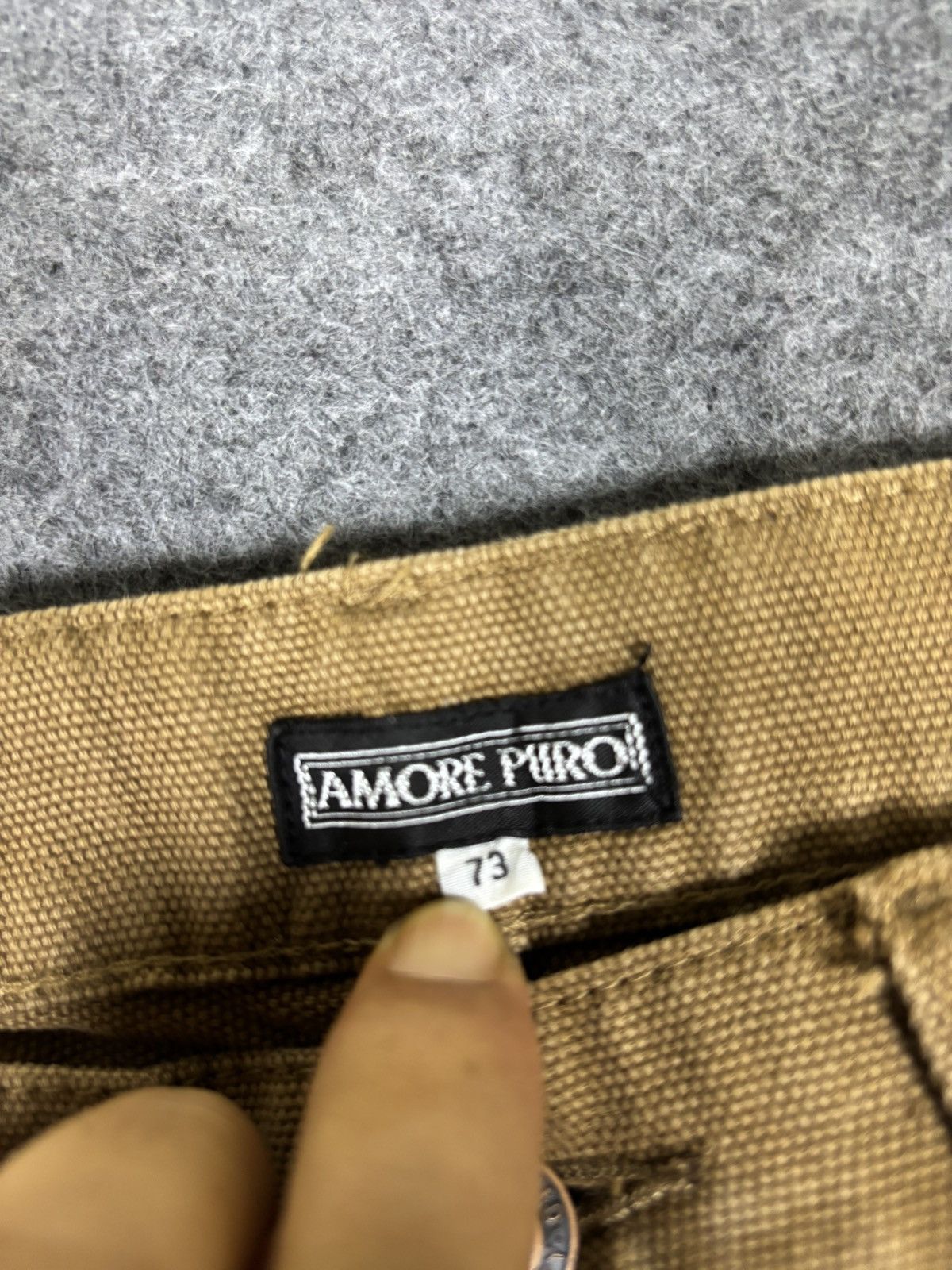 Japanese Brand AMORE PURO Dope Sick Tactical Rare Duck Canvas Pant K98 Size US 28 / EU 44 - 7 Thumbnail