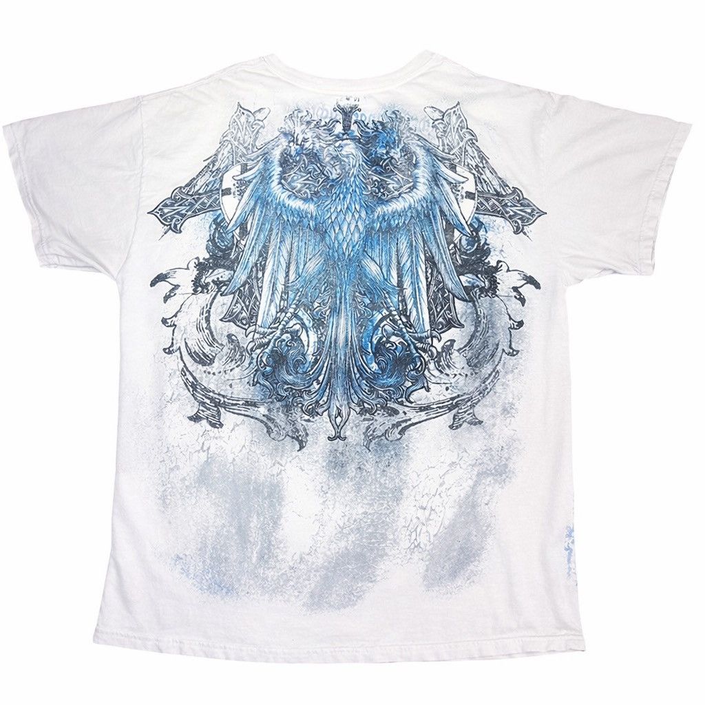 Affliction MMA Elite Graphic T-Shirt – Cross & Angel Wings Print Size US L / EU 52-54 / 3 - 2 Thumbnail