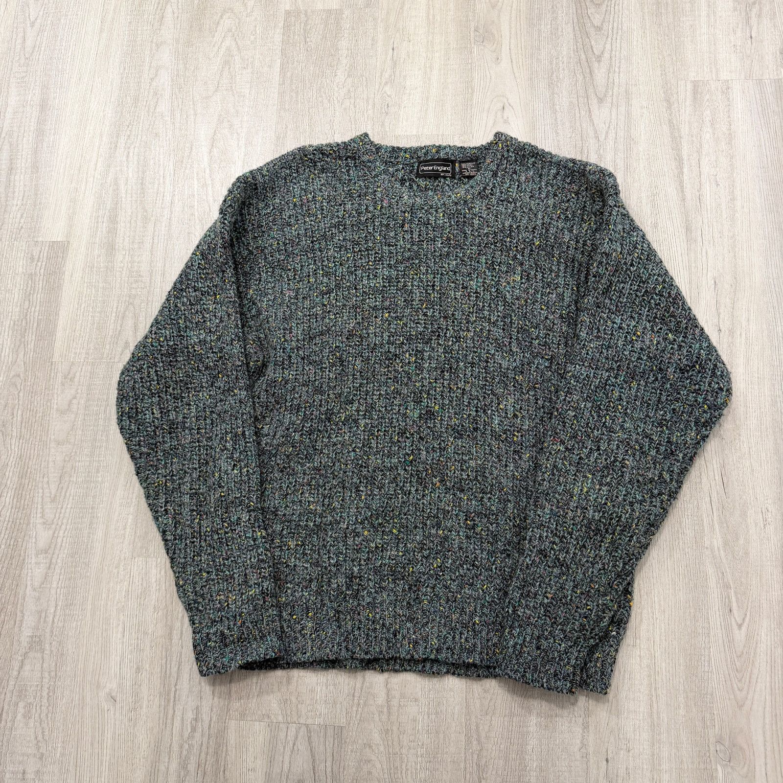 Vintage Vintage Peter England Knit Sweater Extra Large Speckle Size US XL / EU 56 / 4 - 1 Thumbnail