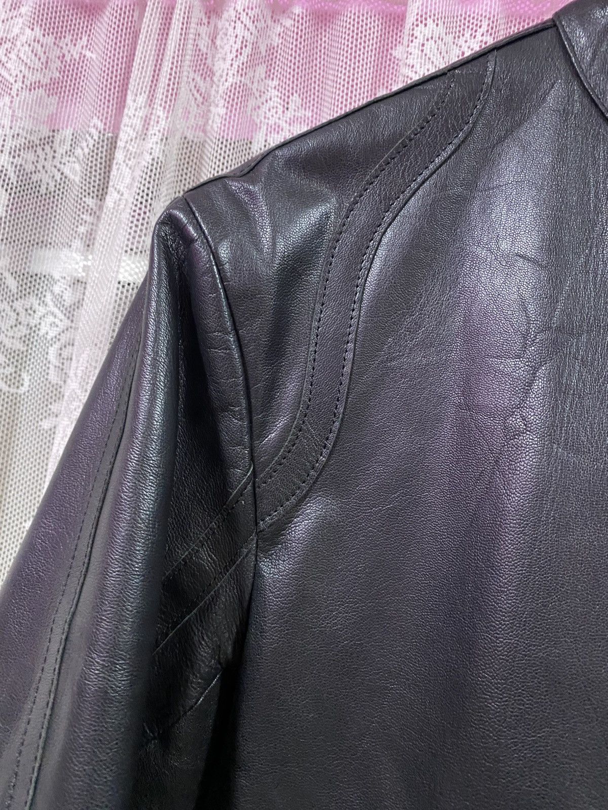 Ermenegildo Zegna 750$ Ermenegildo Zegna Leather Bomber Jacket Black Size US M / EU 48-50 / 2 - 5 Thumbnail