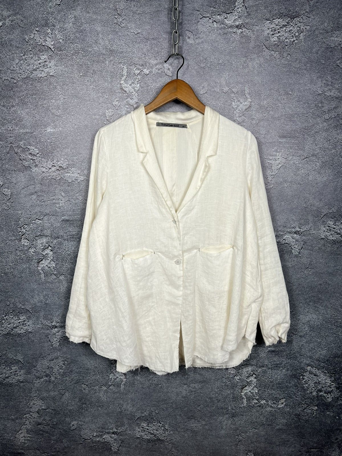 Transit Transit Par-Such Linen Double Button Blazer Jacket Size M / US 6-8 / IT 42-44 - 1 Thumbnail