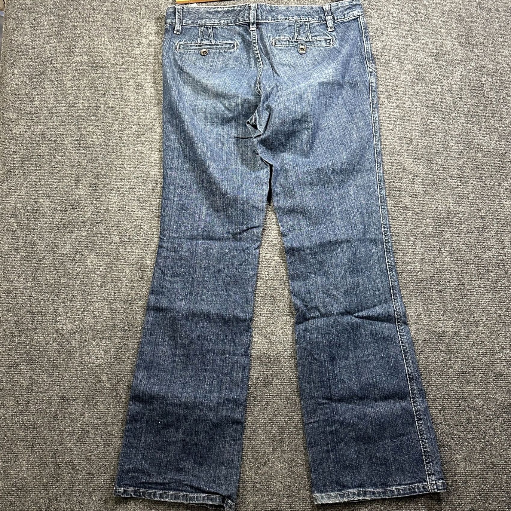 Banana Republic Banana Republic Jeans Womens 12 Cotton Stretch Bootcut Medium Wash Blue Pockets Size 34" / US 12 / IT 48 - 5 Thumbnail