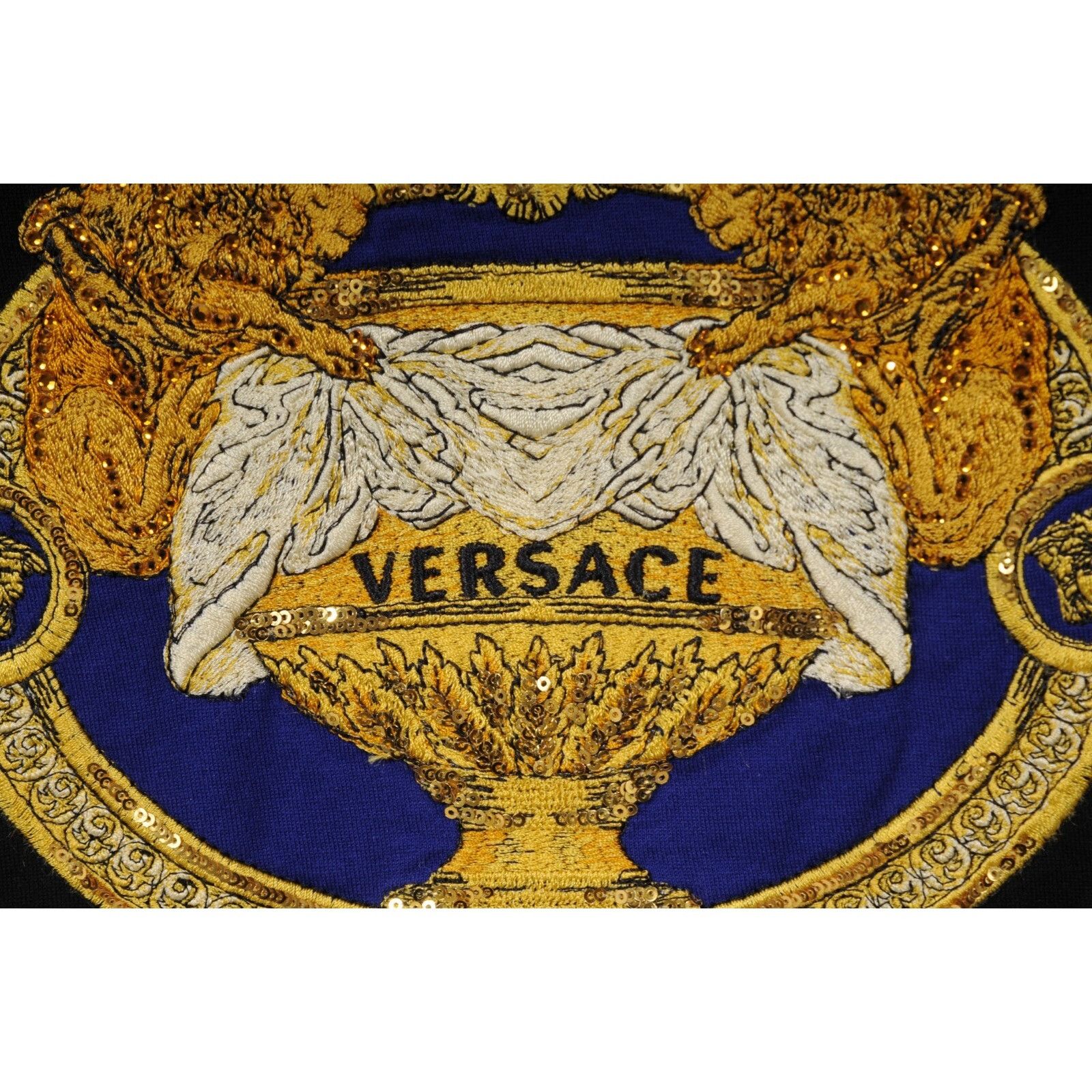Versace La Coupe Des Dieux Embroidered T Shirt Size US XXL / EU 58 / 5 - 4 Thumbnail