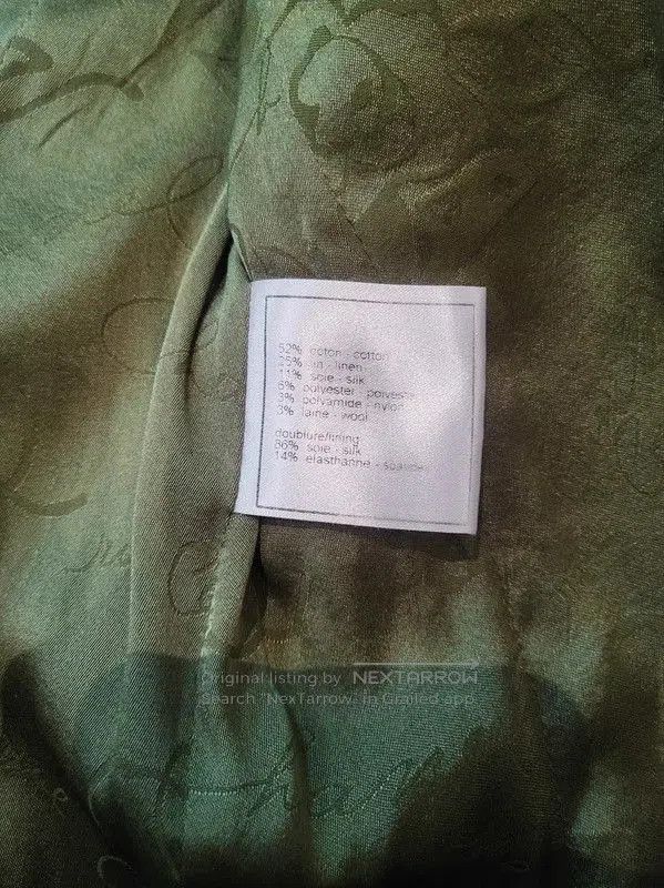 Chanel Chanel Green Wool Jacket for Women . Size M / US 6-8 / IT 42-44 - 8 Thumbnail