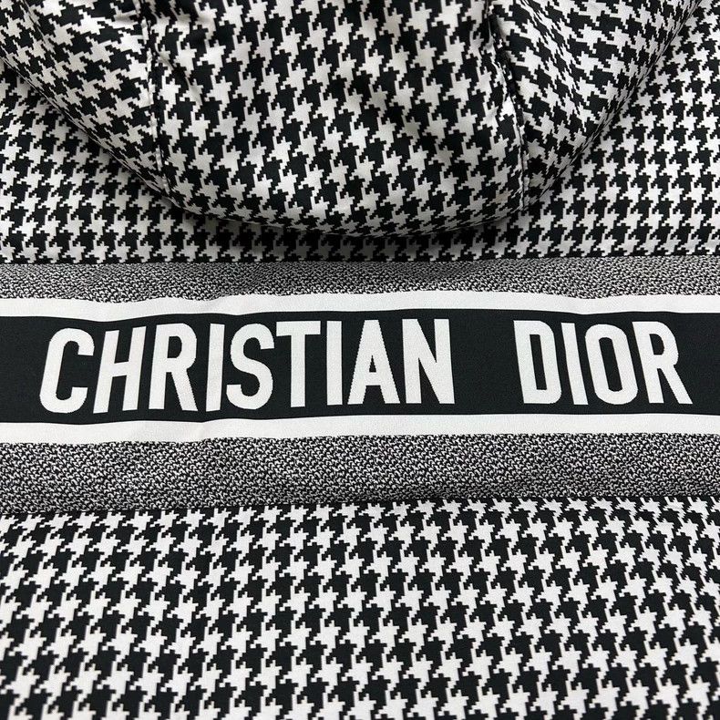 Dior Dior New thousand-bird checkered slogan embroidered cotton Size US M / EU 48-50 / 2 - 3 Thumbnail