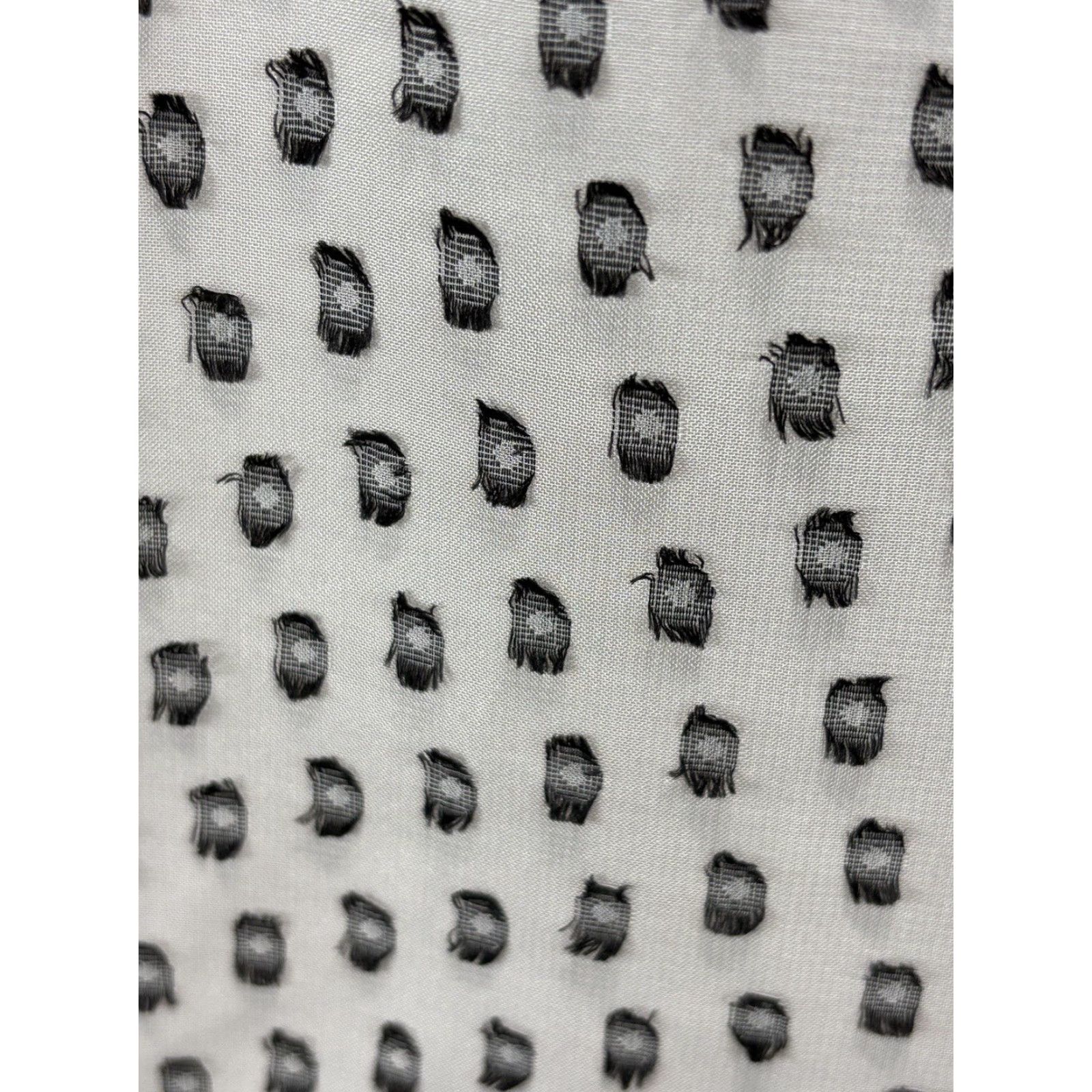 J.Crew Women’s J. Crew Factory Swiss Dot Sheer Blouse Top Sz 6 High neck EUC Size M / US 6-8 / IT 42-44 - 6 Thumbnail