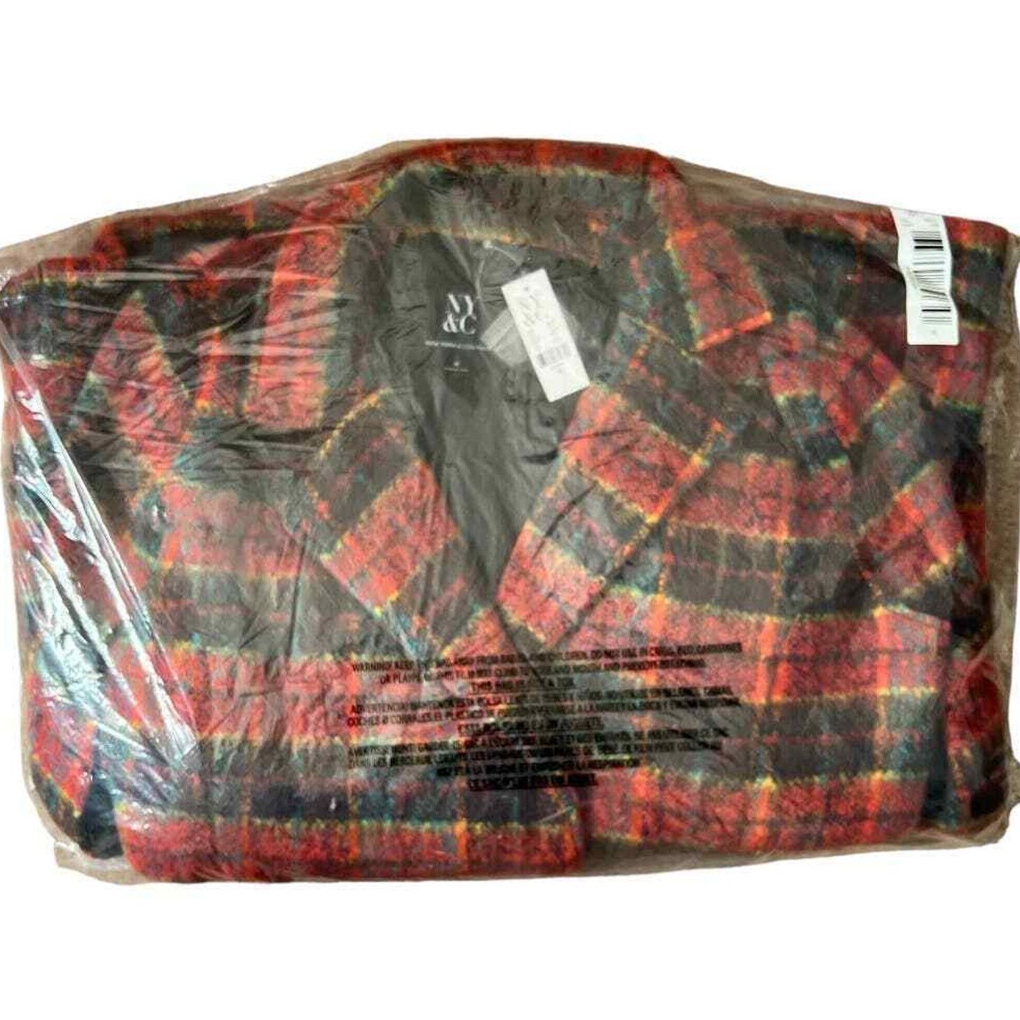 Other NEW YORK & COMPANY Plaid Belted Wool-Blend Cape Jacket, M Size M / US 6-8 / IT 42-44 - 4 Thumbnail