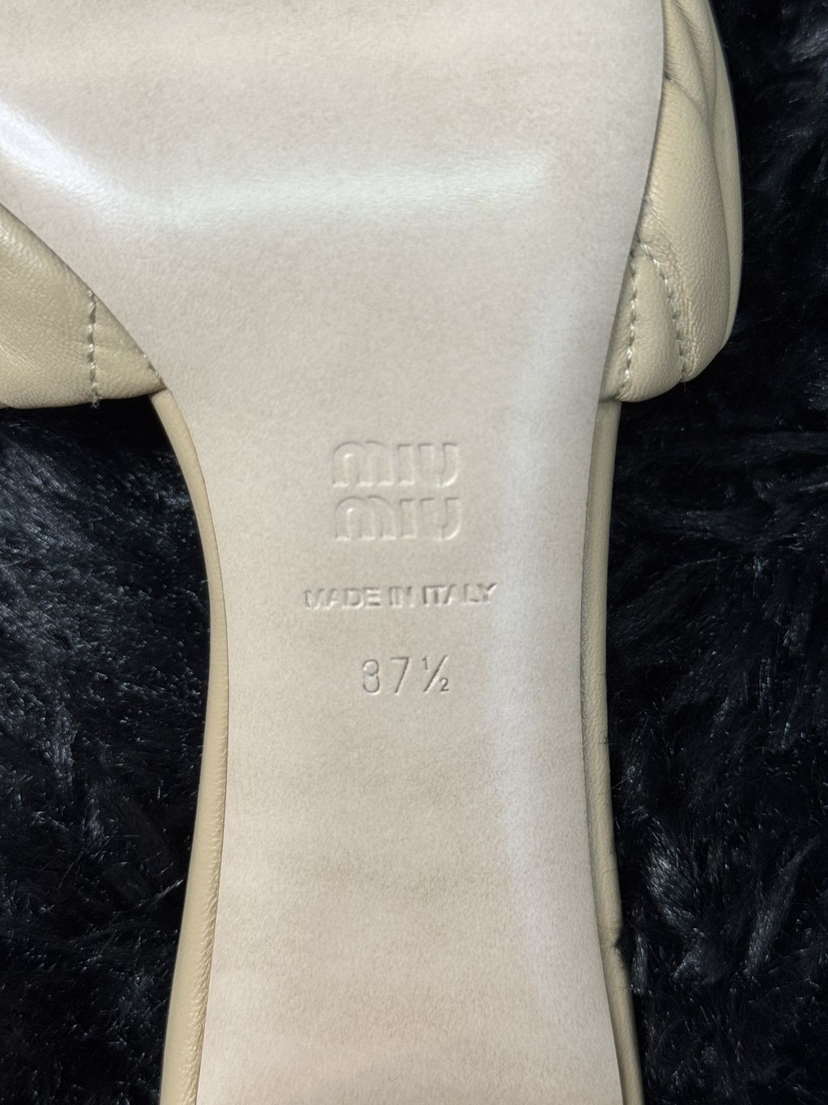 Miu Miu Miu Miu Nappa Matelassé Sandals Size US 7.5 / IT 37.5 - 6 Thumbnail