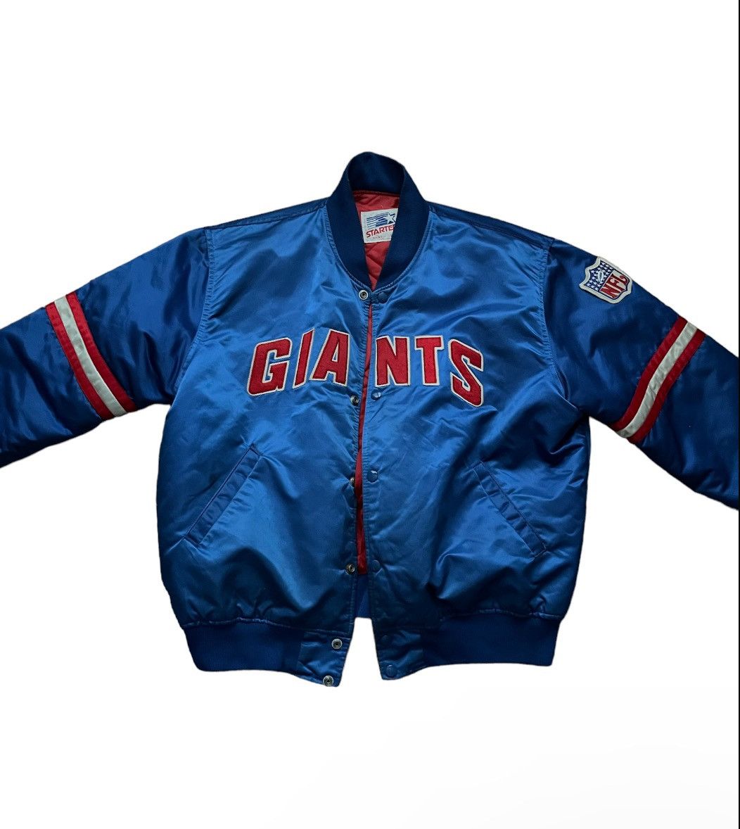 image of Vintage 80's Starter New York Giants Nfl in Blue, Men's (Size XL)