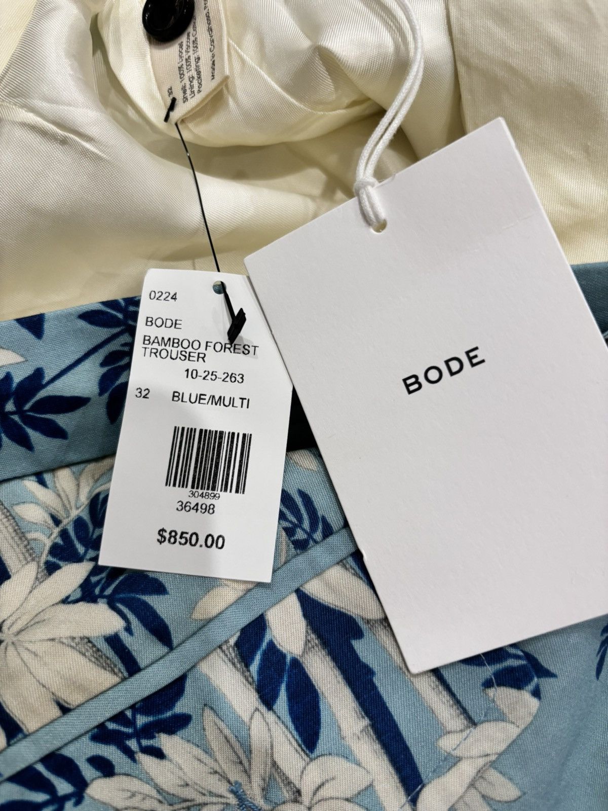 Bode BODE Bamboo Forest Trousers Size US 32 / EU 48 - 5 Thumbnail