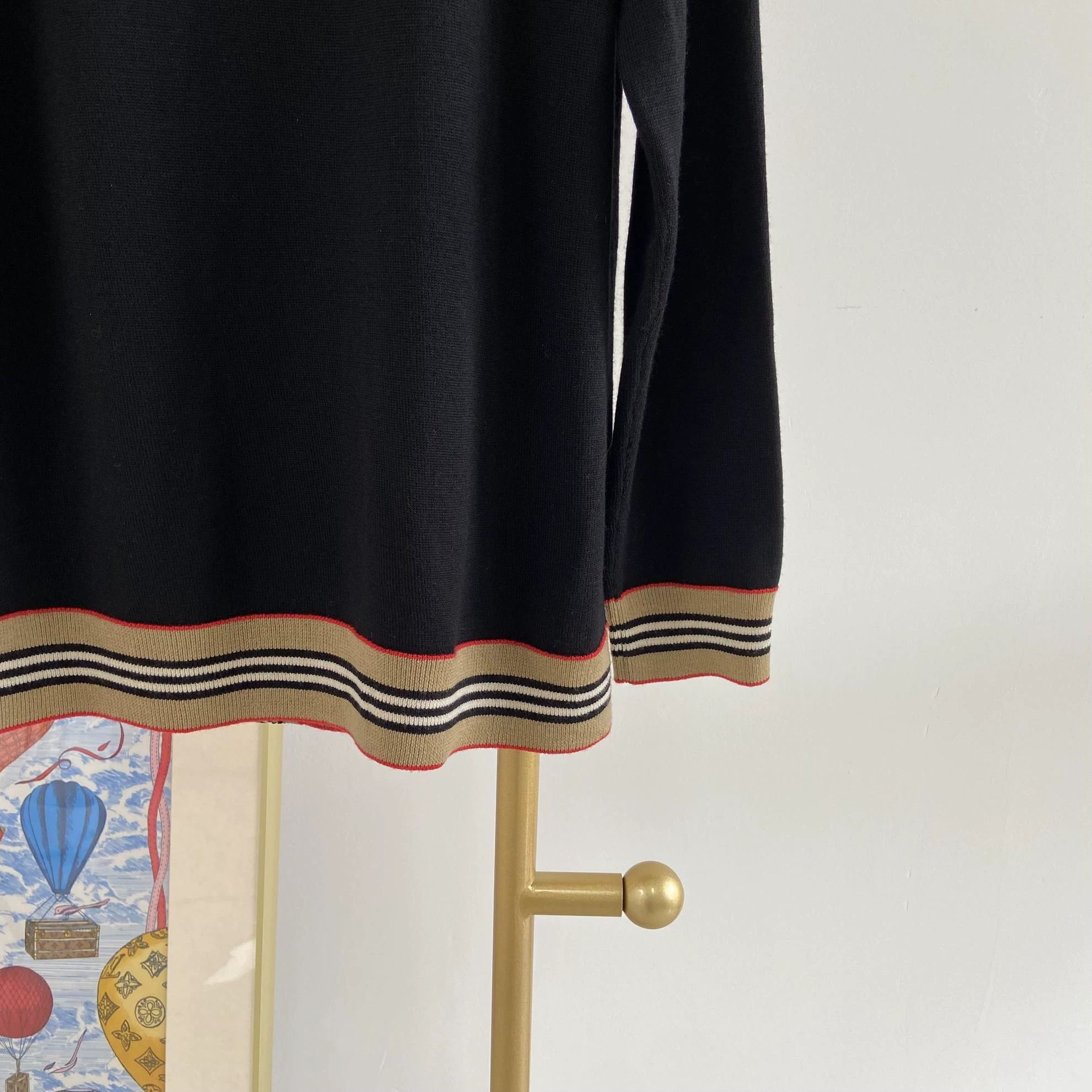 Burberry Burberry Black Knit Cardigan 14Y 4621 Size US XS / EU 42 / 0 - 5 Thumbnail
