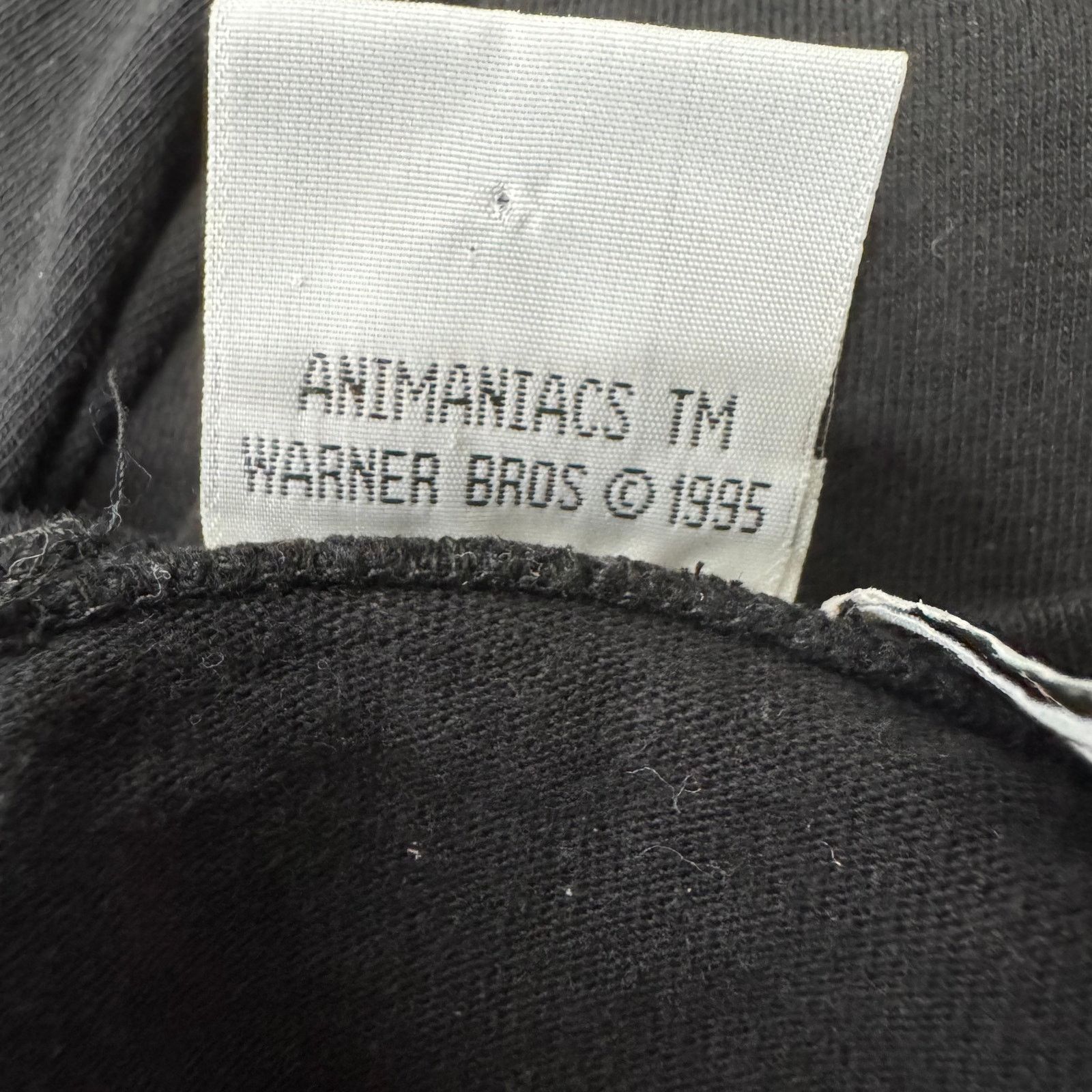 Warner Bros VTG 1995 Animaniacs Pinky and the Brain Embroidered Tee Size US XL / EU 56 / 4 - 5 Thumbnail