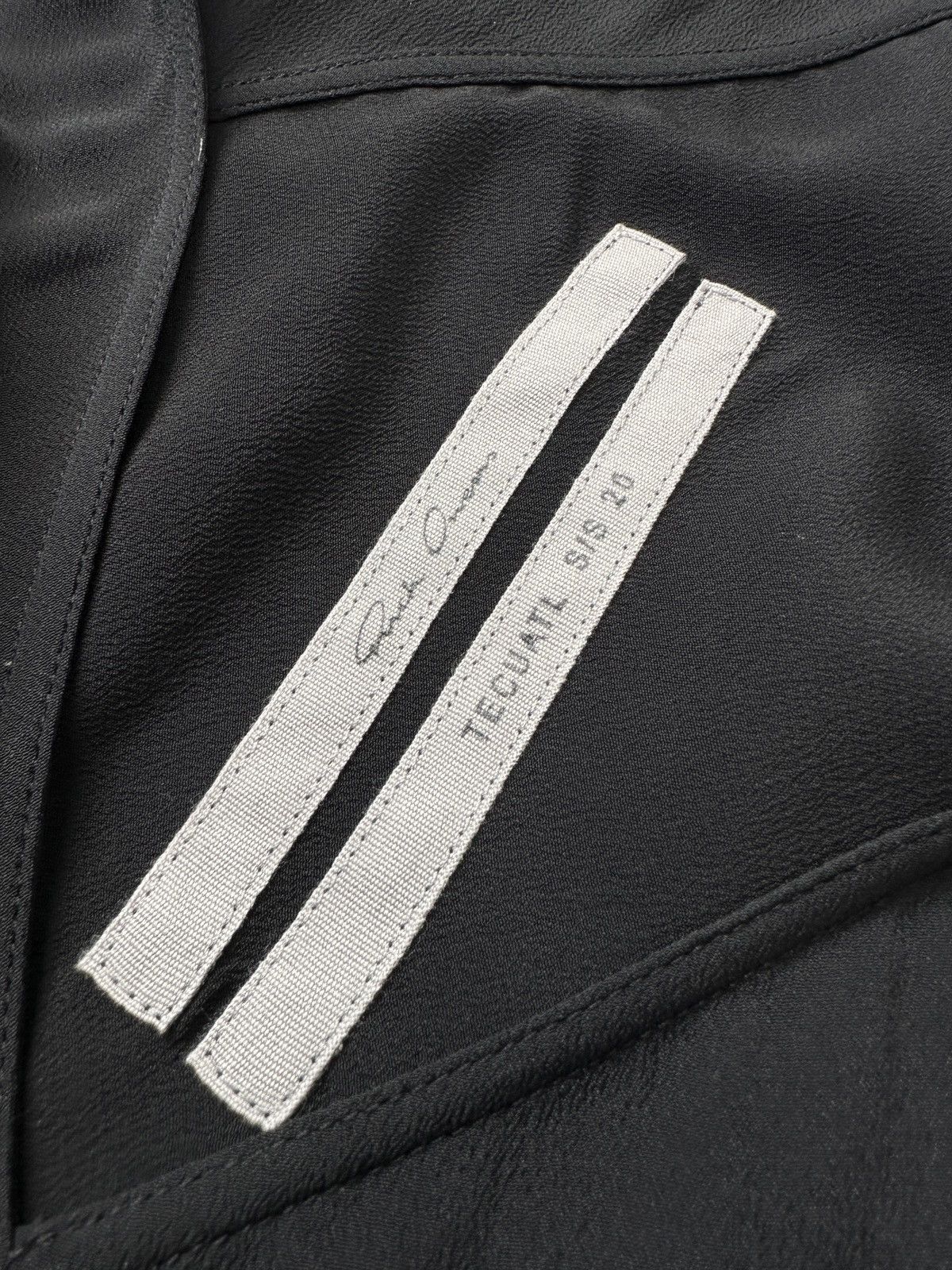 Rick Owens RICK OWENS S/S 20 Tecuatl V-Neck Cap Sleeve Silk Dress Size XS / US 0-2 / IT 36-38 - 11 Thumbnail