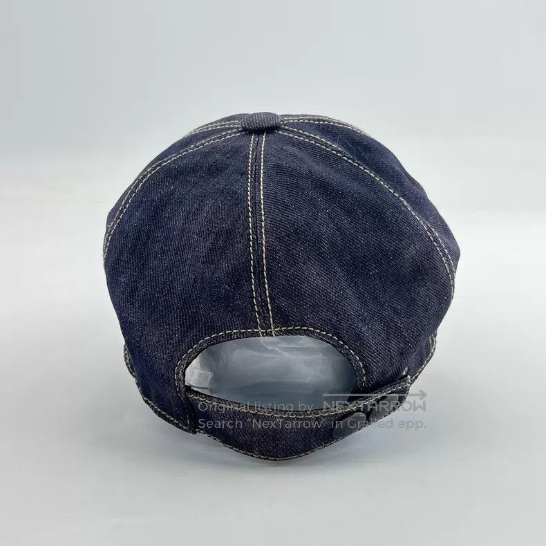 Hermes Hermes size 57 Denim Blue Simple Windproof Adjustable Visor Size ONE SIZE - 2 Thumbnail